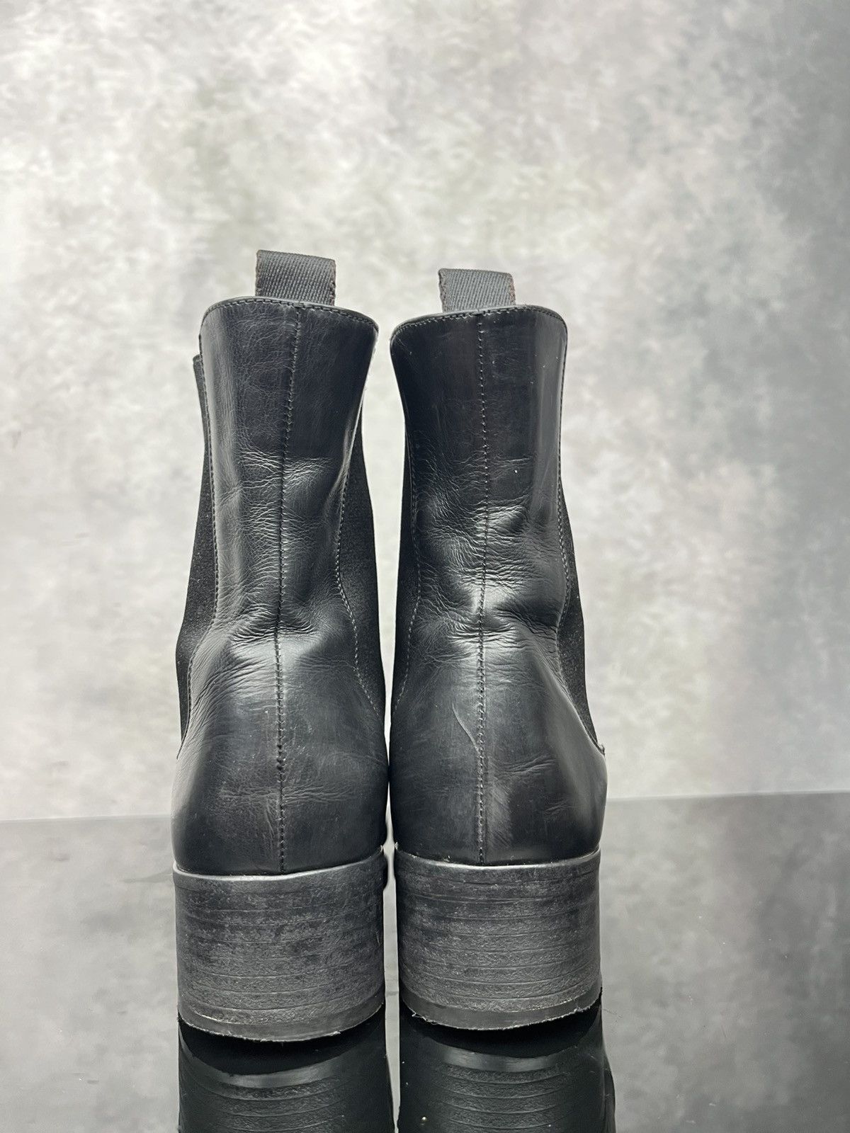Jil Sander JIL SANDER Black Leather Chelsea Boots Made in Italy - EU 36 Size US 6 / IT 36 - 7 Thumbnail