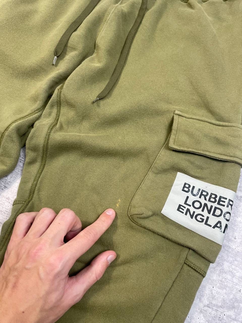 Burberry Burberry London Cargo Logo Sweatpants Y2K Size US 30 / EU 46 - 3 Thumbnail