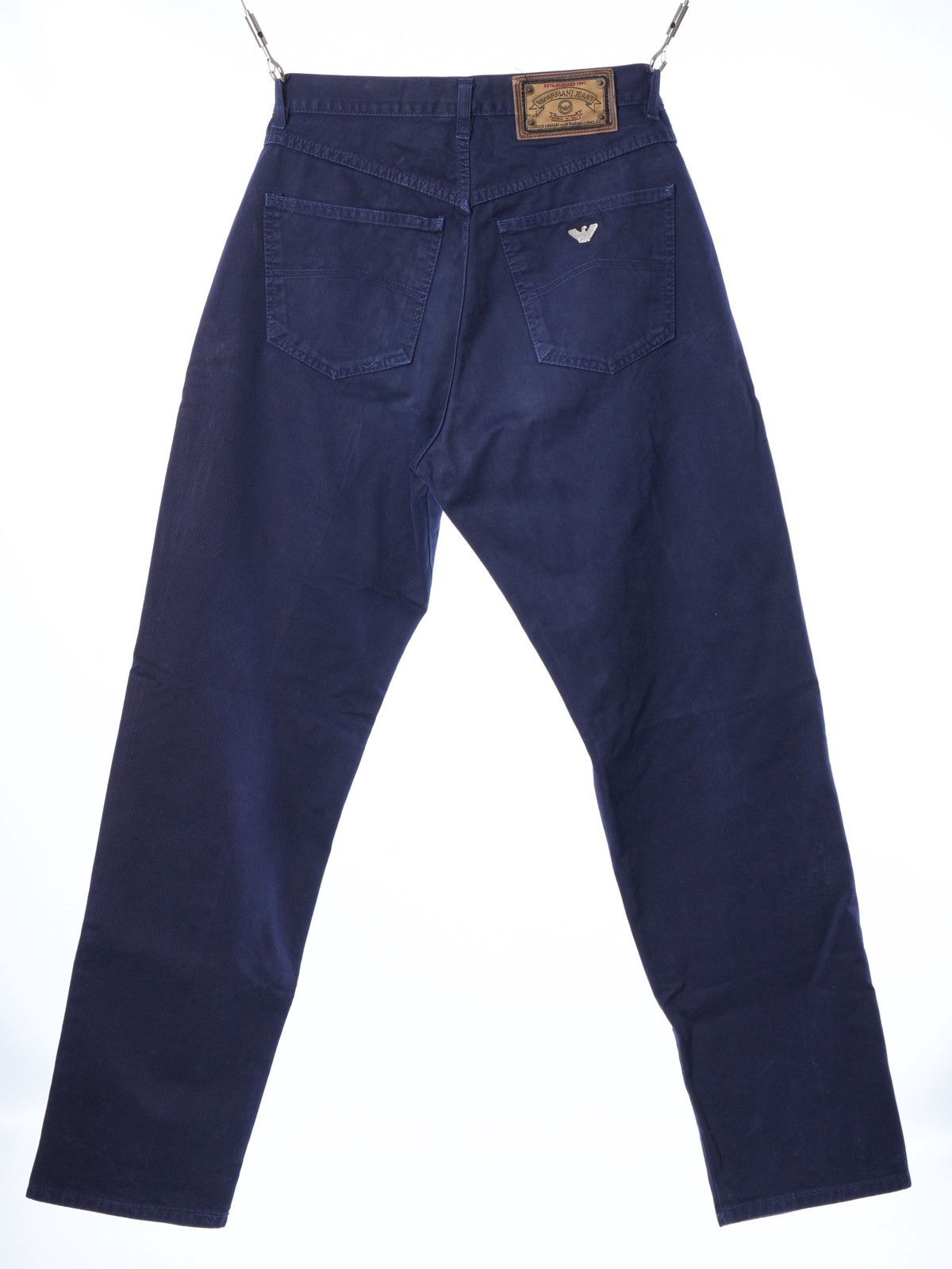 Armani Vintage 90's Armani Jeans Metal Logo Denim Comfort fit Size US 32 / EU 48 - 2 Thumbnail
