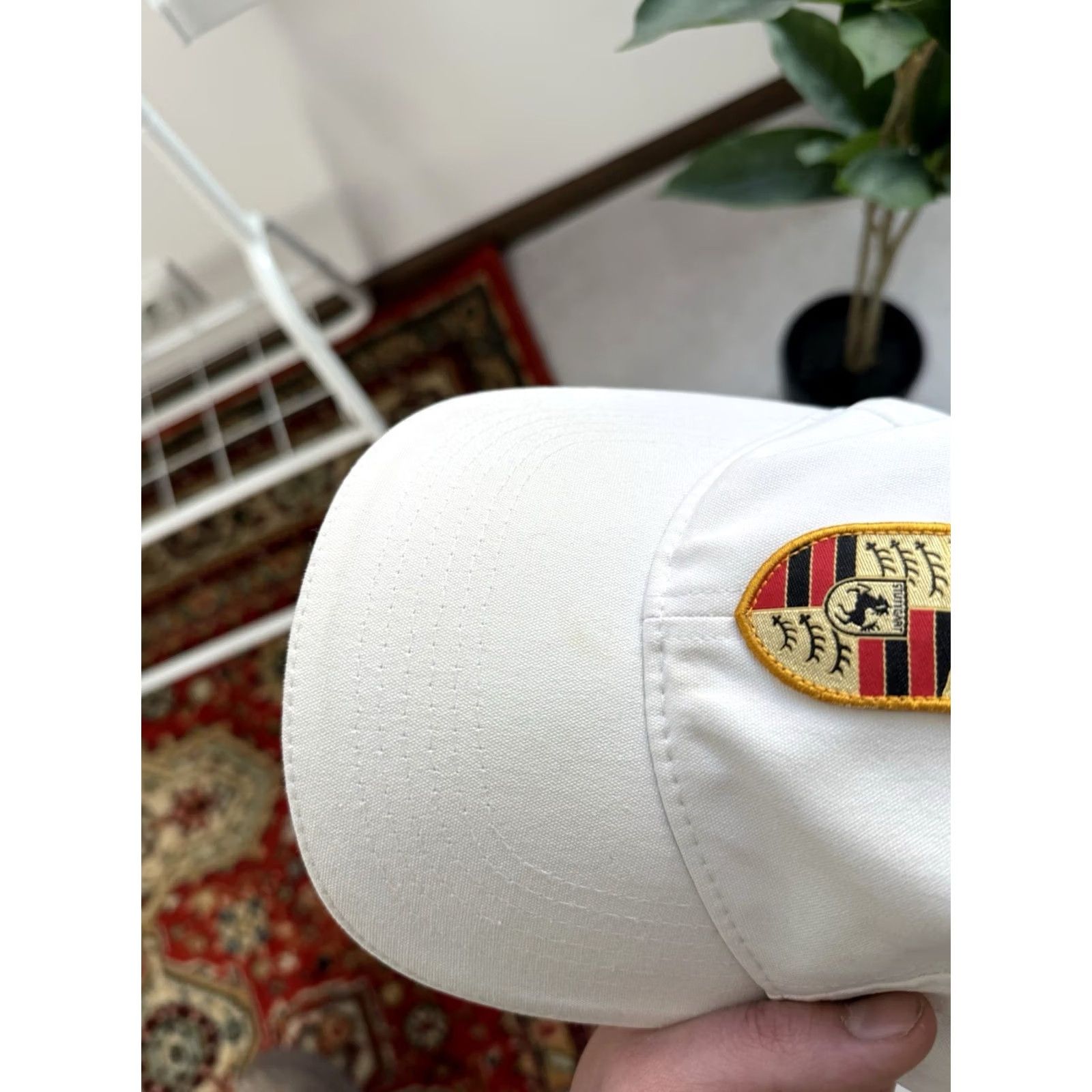 Vintage VINTAGE Porsche Baseball Cap White Drivers Selection Men’s One Size Cap Size ONE SIZE - 7 Thumbnail