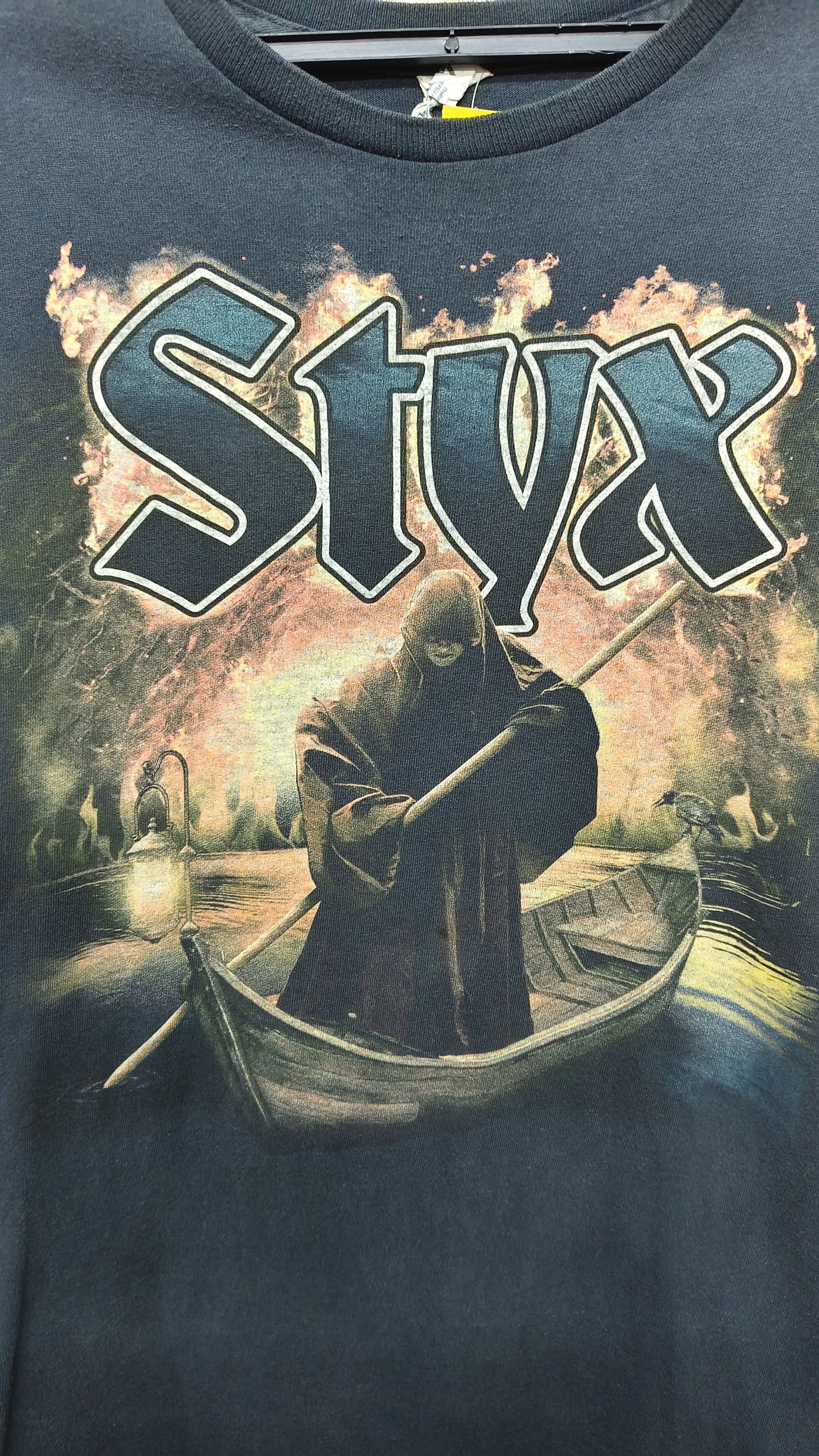 Band Tees vintage 90s STYX Rock band faded colour Size US L / EU 52-54 / 3 - 4 Thumbnail