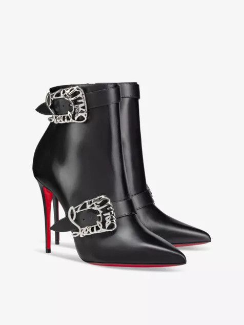Christian Louboutin o1s1wg110226 Heels in black Size US 9.5 / IT 39.5 - 3 Thumbnail