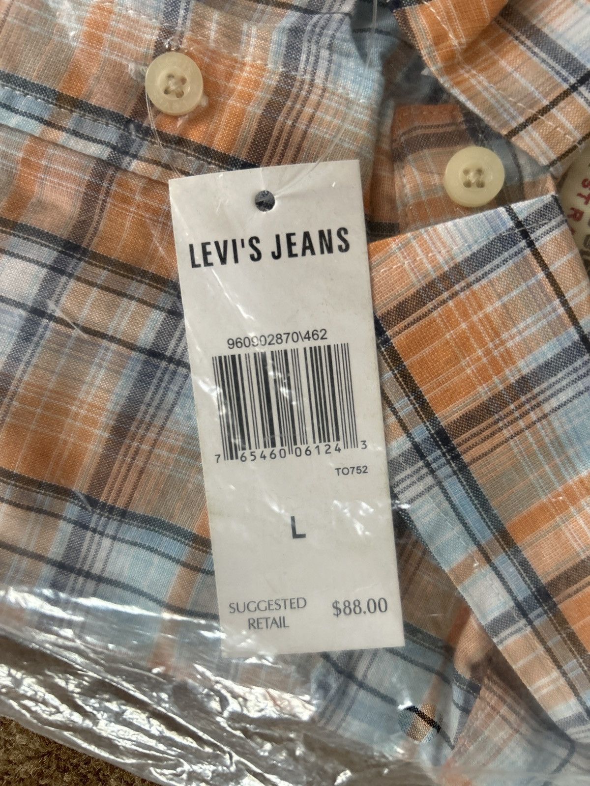 Levi's Levi’s Shirt Size 44L - 2 Thumbnail