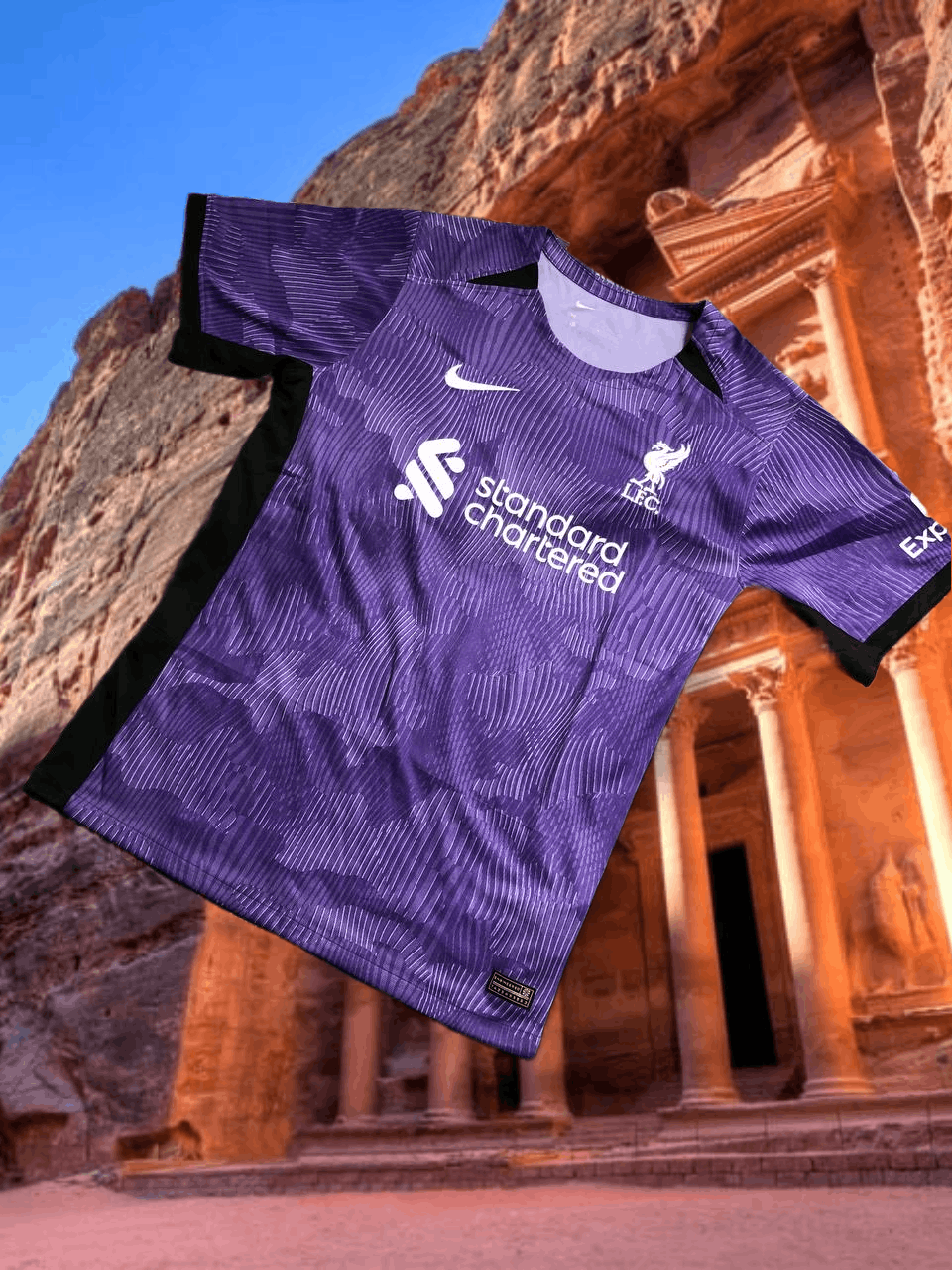 Nike purple T-Shirt Nike L.F.C. logo #8 SZOBOSZLAI Y2K Vintage Size US XL / EU 56 / 4 - 1 Thumbnail