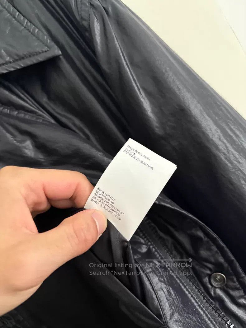 Our Legacy Our Legacy Black Heavy Jacket Size US L / EU 52-54 / 3 - 6 Thumbnail