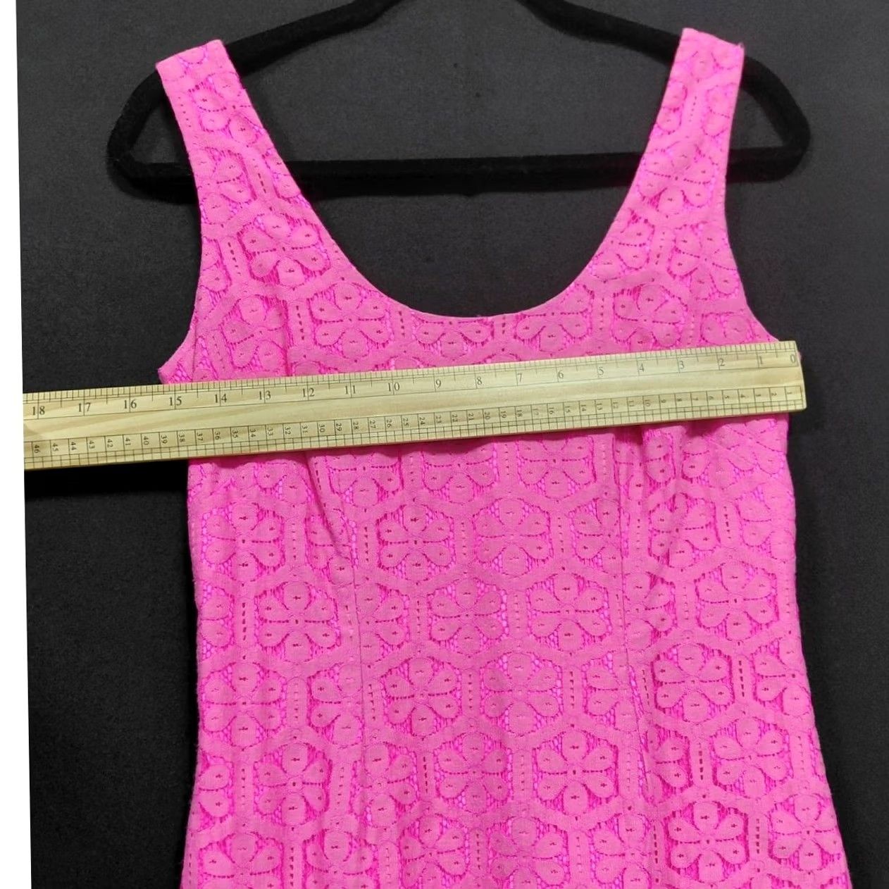 Lilly Pulitzer Lilly Pulitzer Pink Lace Dress Solid Sleeveless Short Women Size 4 Size 27" / US 4 / IT 40 - 7 Thumbnail