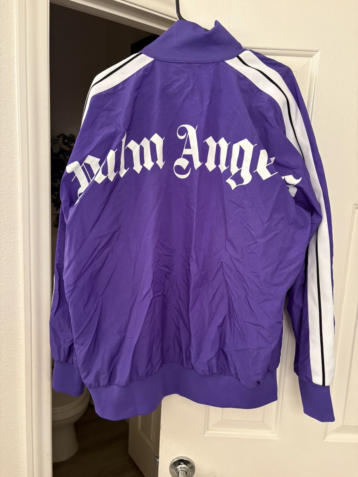 Palm Angels Palm angels purple windbreaker Size US XL / EU 56 / 4 - 3 Thumbnail