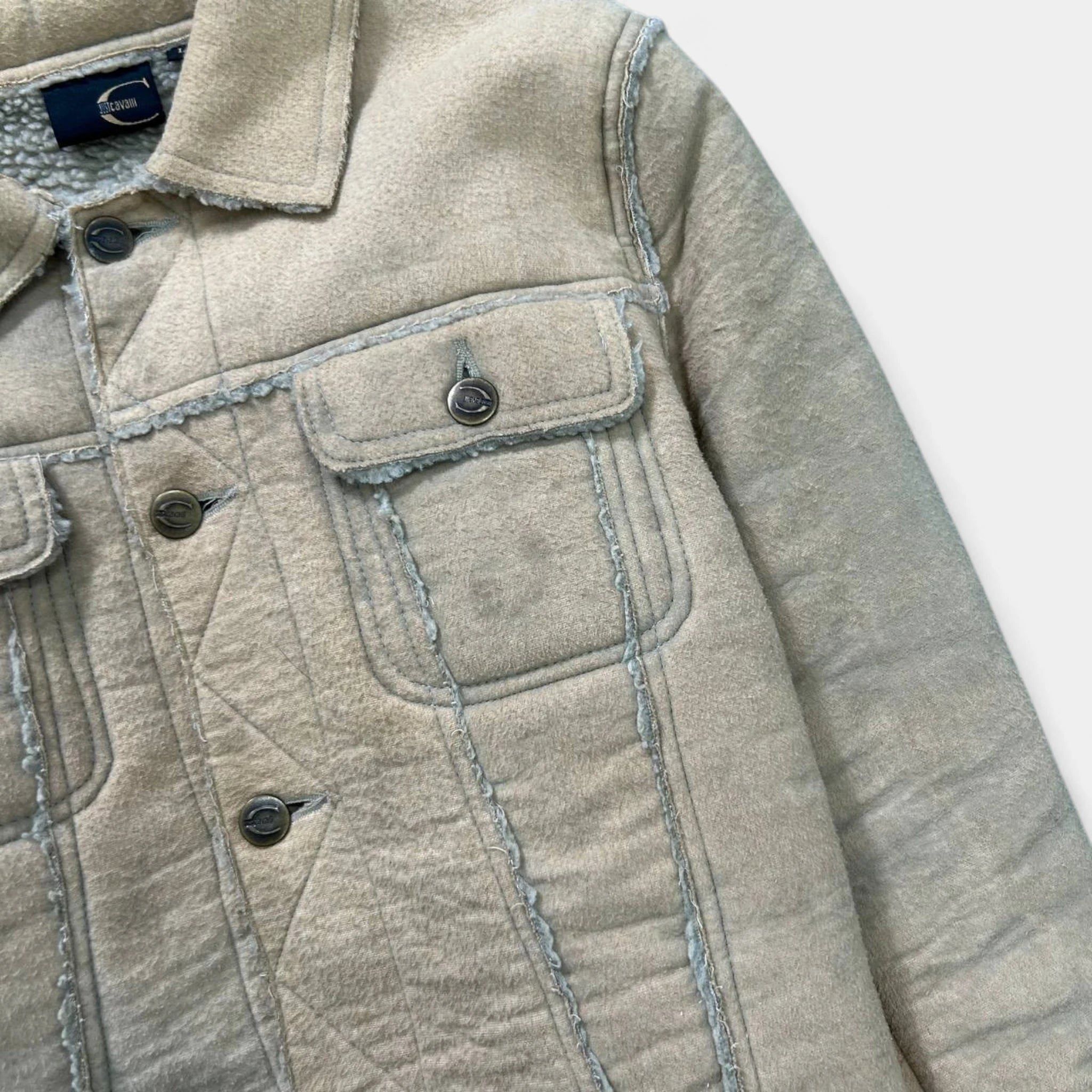 Just Cavalli Just Cavalli Sherling Raw Edge Jacket Size US S / EU 44-46 / 1 - 4 Thumbnail