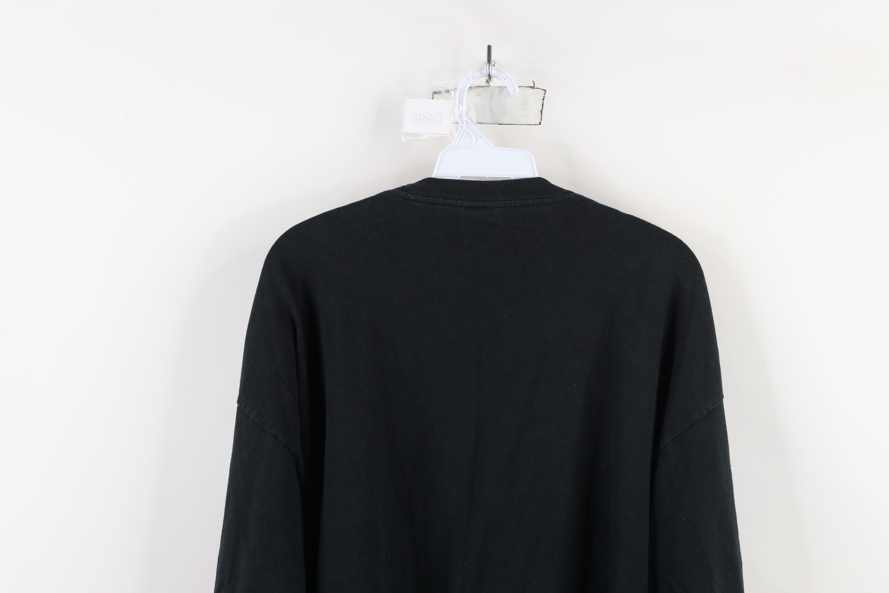 Vintage Vintage 90s Streetwear Cotton Long Sleeve T-Shirt Black Size US XXL / EU 58 / 5 - 11 Thumbnail