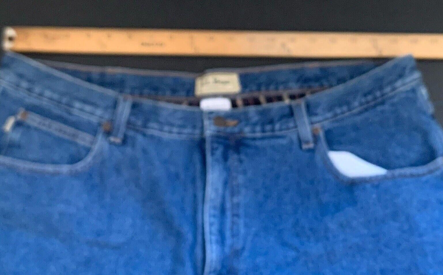 L.L. Bean LL Bean Men's Flannel-Lined Denim Blue Jeans Classic Fit Size US 42 / EU 58 - 4 Thumbnail