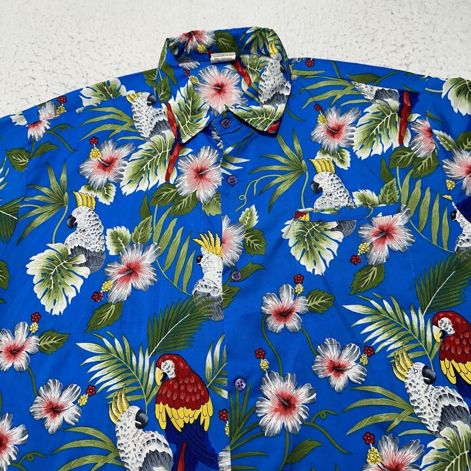 Other Double Decker Large Hawaiian Button Up Shirt Cockatoo Birds Size US L / EU 52-54 / 3 - 2 Thumbnail