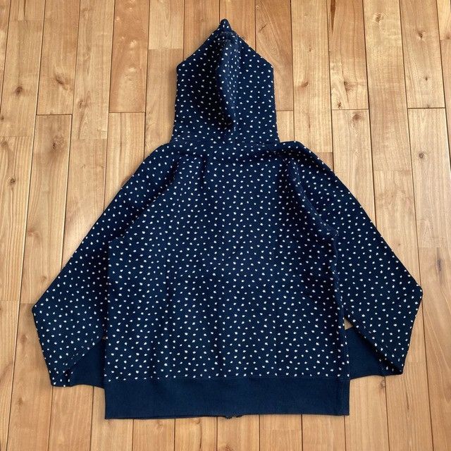 Bape BAPE Sta Logo Full Zip Hoodie Navy a bathing ape star NIGO Size US L / EU 52-54 / 3 - 4 Thumbnail