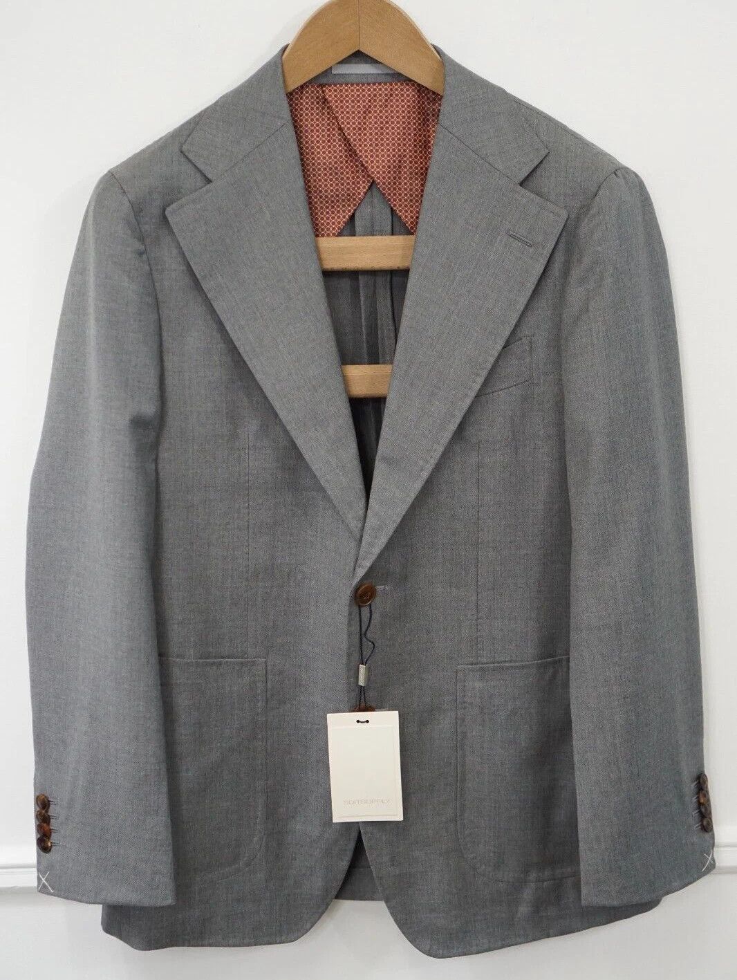 Suitsupply Men Suitsupply Blazer Havana Wide Label Half Grey UK/US38S Size 38S - 1 Thumbnail