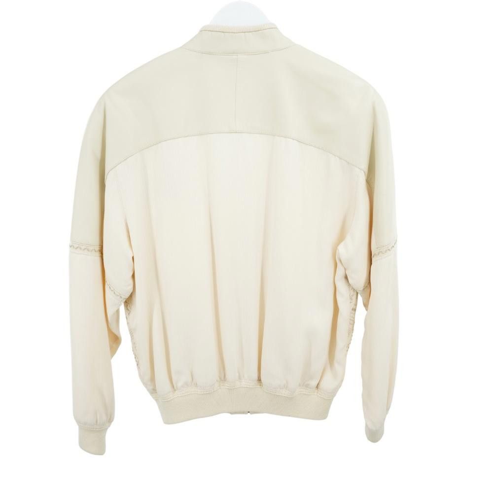 Designer Torras Ivory Leather Jacket Size S Size S / US 4 / IT 40 - 2 Thumbnail