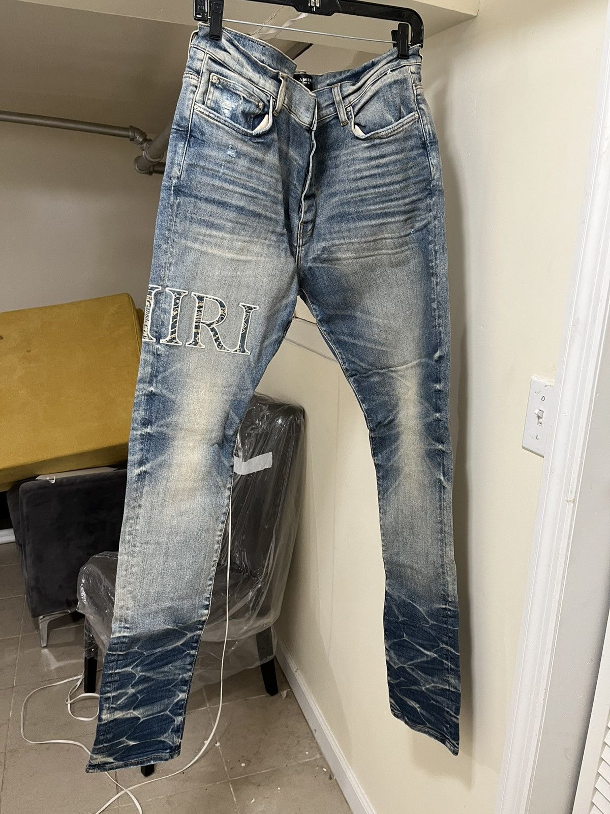 Amiri Amiri Core Logo Jean Sz 38 Size US 38 / EU 54 - 14 Thumbnail