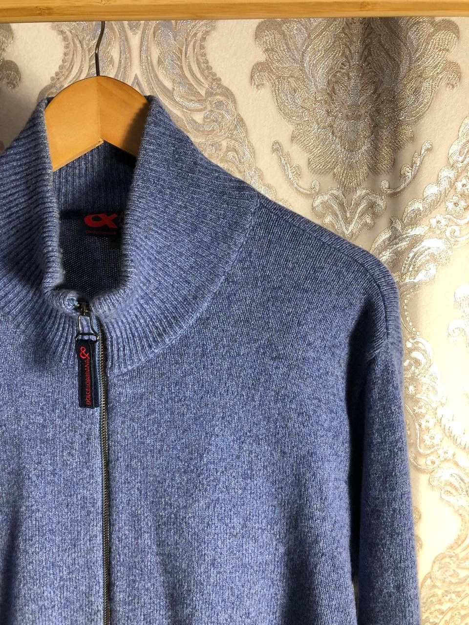 Dolce & Gabbana × Vintage VERY RARE DOLCE & GABBANA ZIP SWEATER WOOL ITALIAN DESIGNER Size US L / EU 52-54 / 3 - 2 Thumbnail