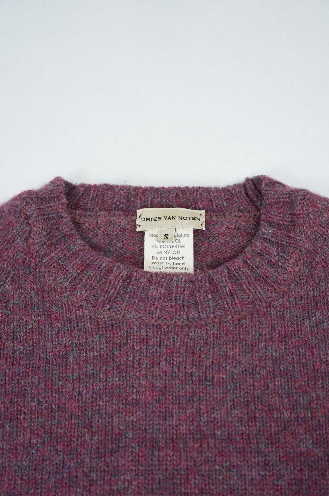 Dries Van Noten DRIES VAN NOTEN Late 90s Wool Blend Metallic Cuff Jumper Size S / US 4 / IT 40 - 4 Thumbnail