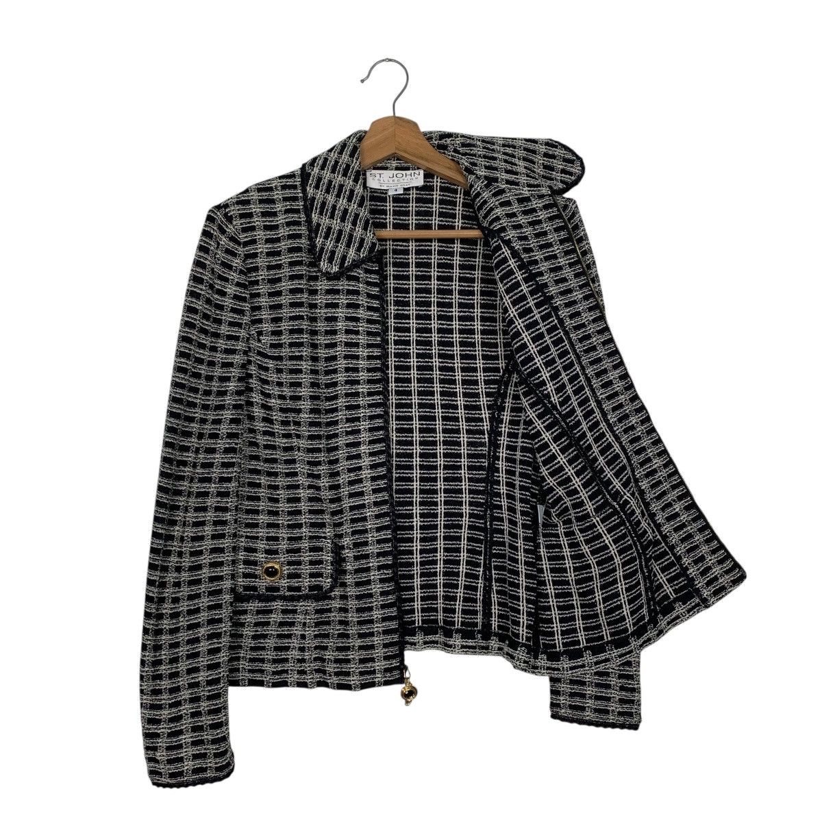 Other St John Collection By Marie Gray Checkered Jacket Size S / US 4 / IT 40 - 9 Thumbnail