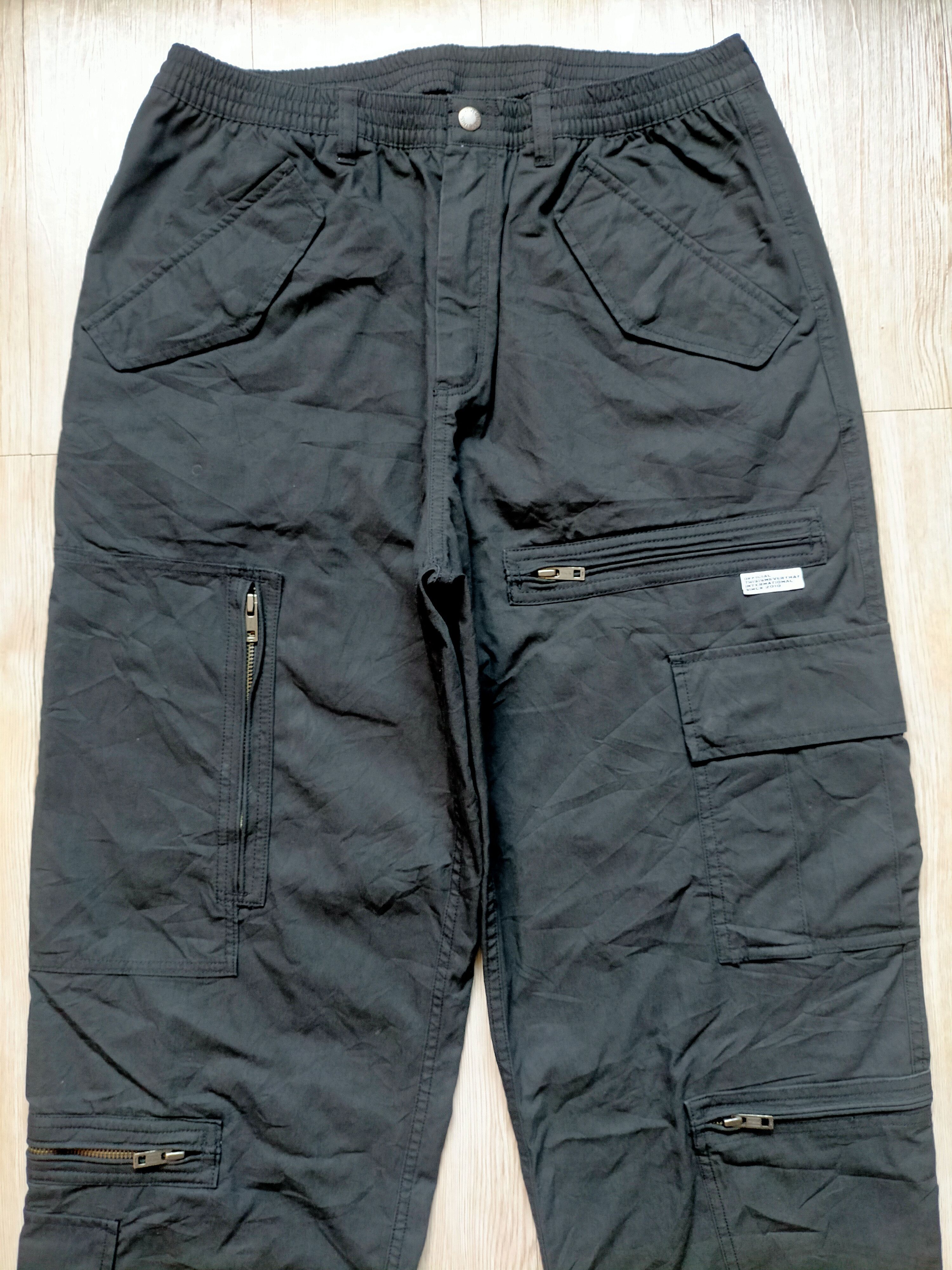 thisisneverthat Thisisneverthat Multipocket cargo Zipped black Pants Size US 32 / EU 48 - 8 Thumbnail