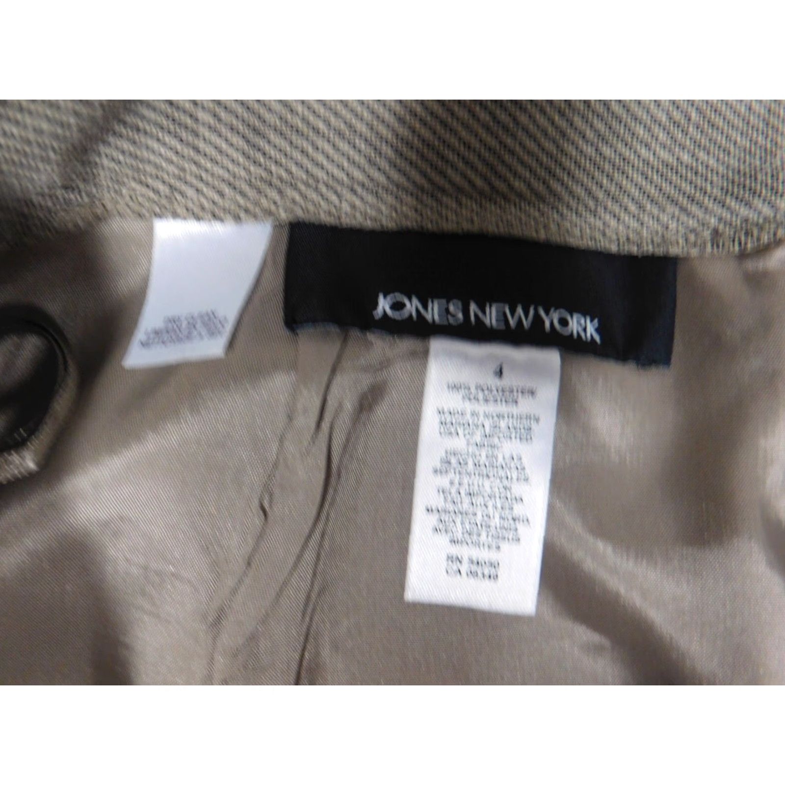Jones New York Jones New York Womens Shirt 4 Beige A-line Zip KS? Wait. Size S / US 4 / IT 40 - 7 Thumbnail