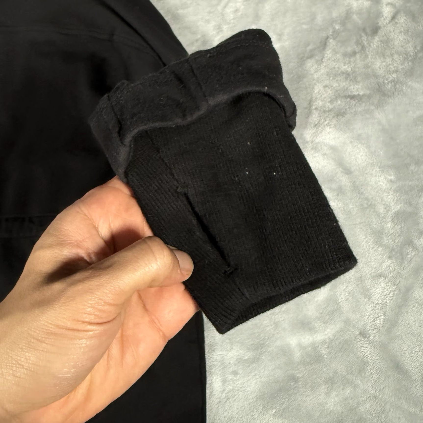 Blanc Noir Blanc Noir Yolo Anorak Coat Jacket Womens S Oversized Long Fit Stretch Black Jacket Womens S Black Cotton Zip Long Sleeve Hipster Casual Vintage: No Size S / US 4 / IT 40 - 7 Thumbnail