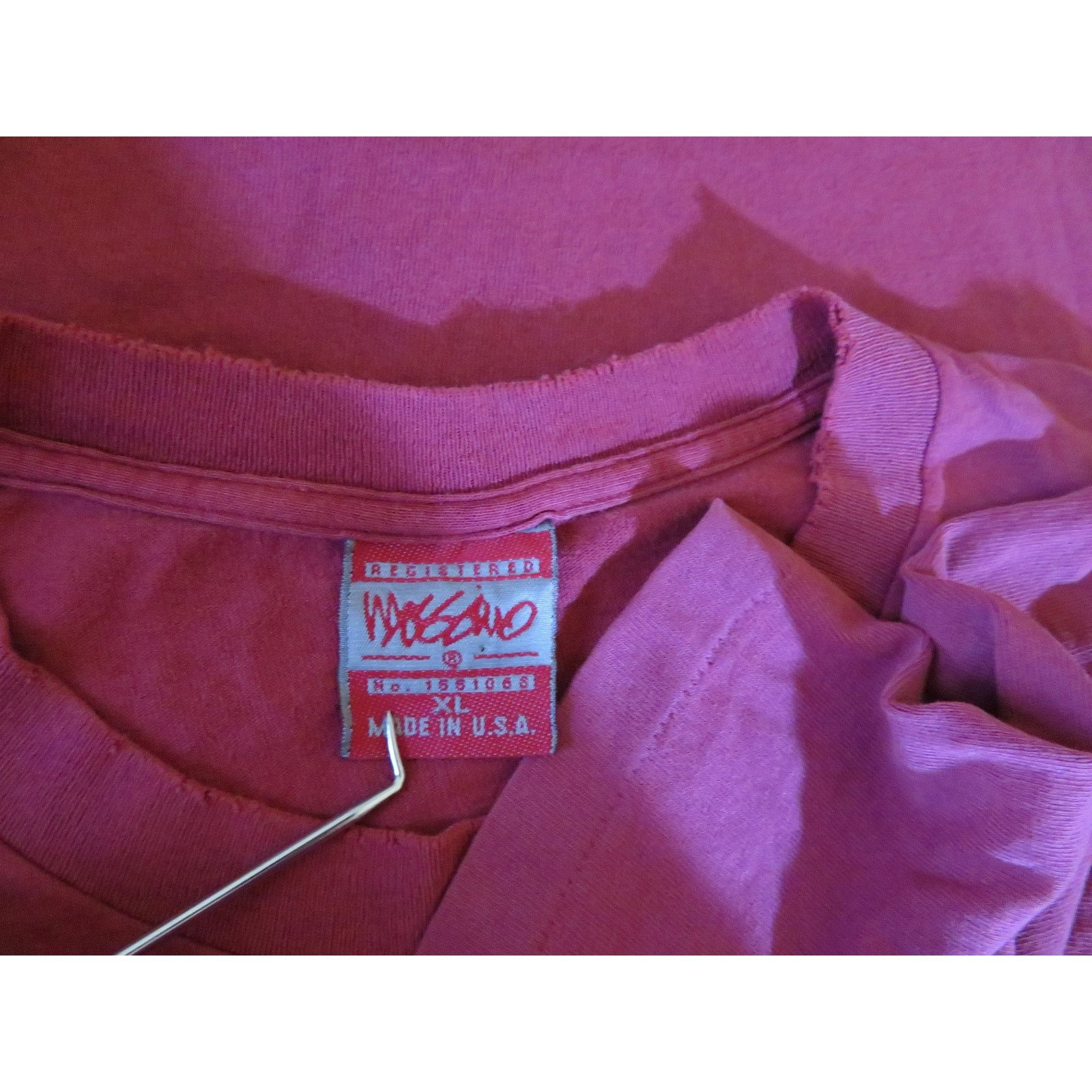 Mossimo Mossimo T-Shirt, Loose Screw, Maroon Red Sz XL 1990s Size US XL / EU 56 / 4 - 5 Thumbnail
