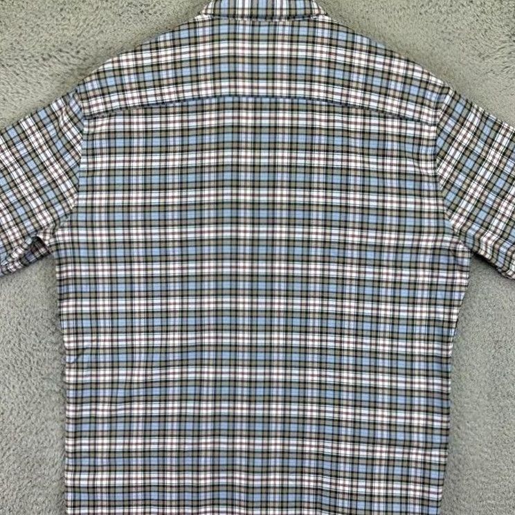 Peter Millar Peter Millar Shirt Mens Medium Blue Multi Button Up Plaid Baltusrol Casual EUC Size US M / EU 48-50 / 2 - 2 Thumbnail