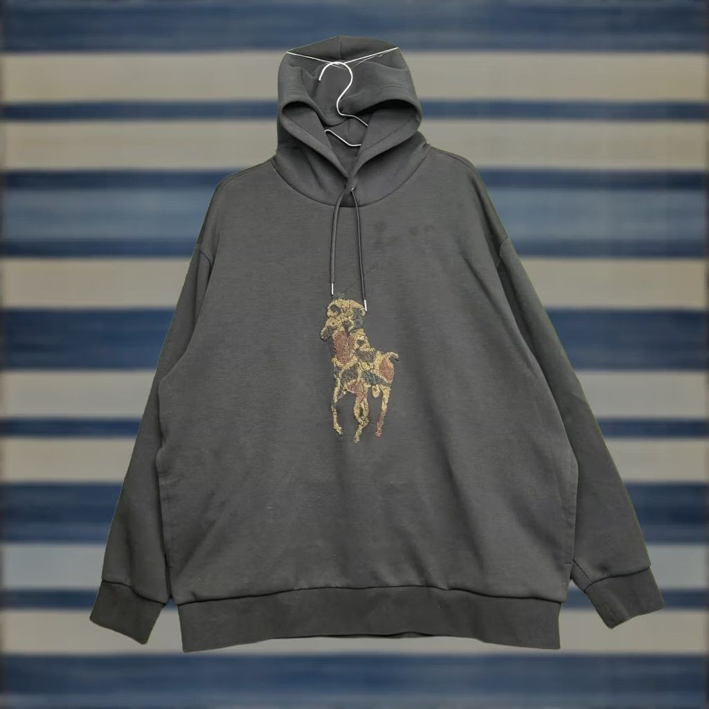 Polo Ralph Lauren Polo Ralph Lauren Hoodie Mens 2XL Black Big Pony Sweatshirt Performance y2k Shirt Size US XXL / EU 58 / 5 - 1 Thumbnail