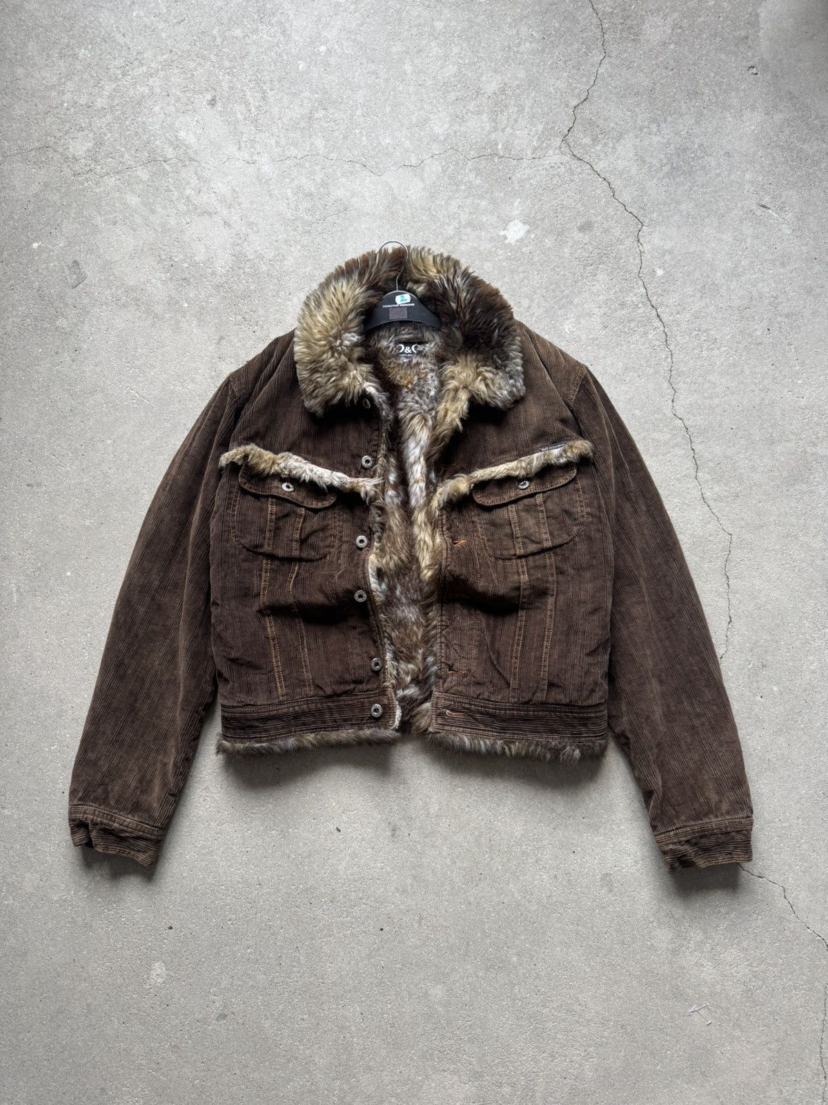 Dolce & Gabbana AW2001 DOLCE&GABBANA Archival Fux Jacket Size XL / US 12-14 / IT 48-50 - 7 Thumbnail