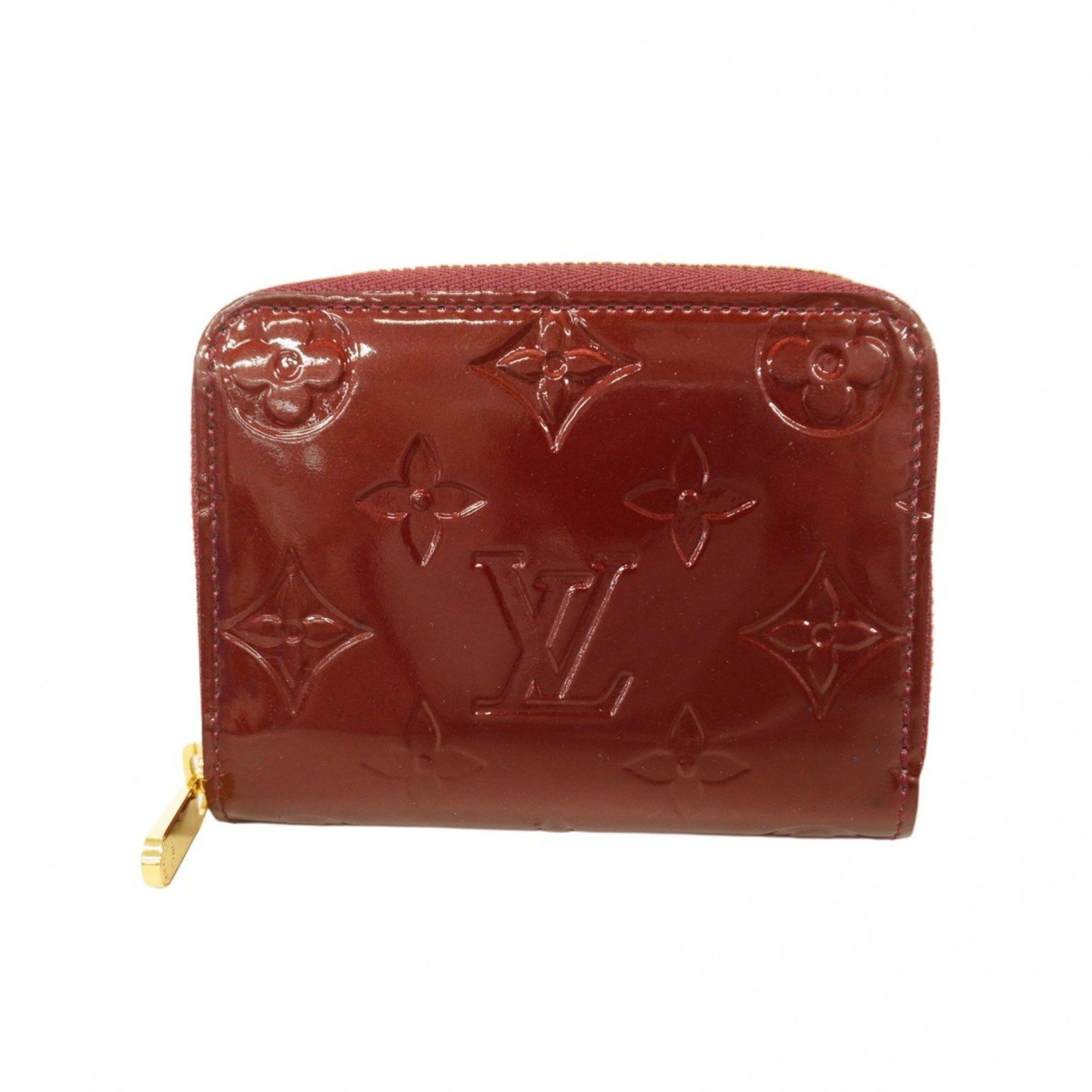 Louis Vuitton Wallets & Coin Cases Vernis Zippy Purse M91534 Rouge Fauvist Ladies, Women's