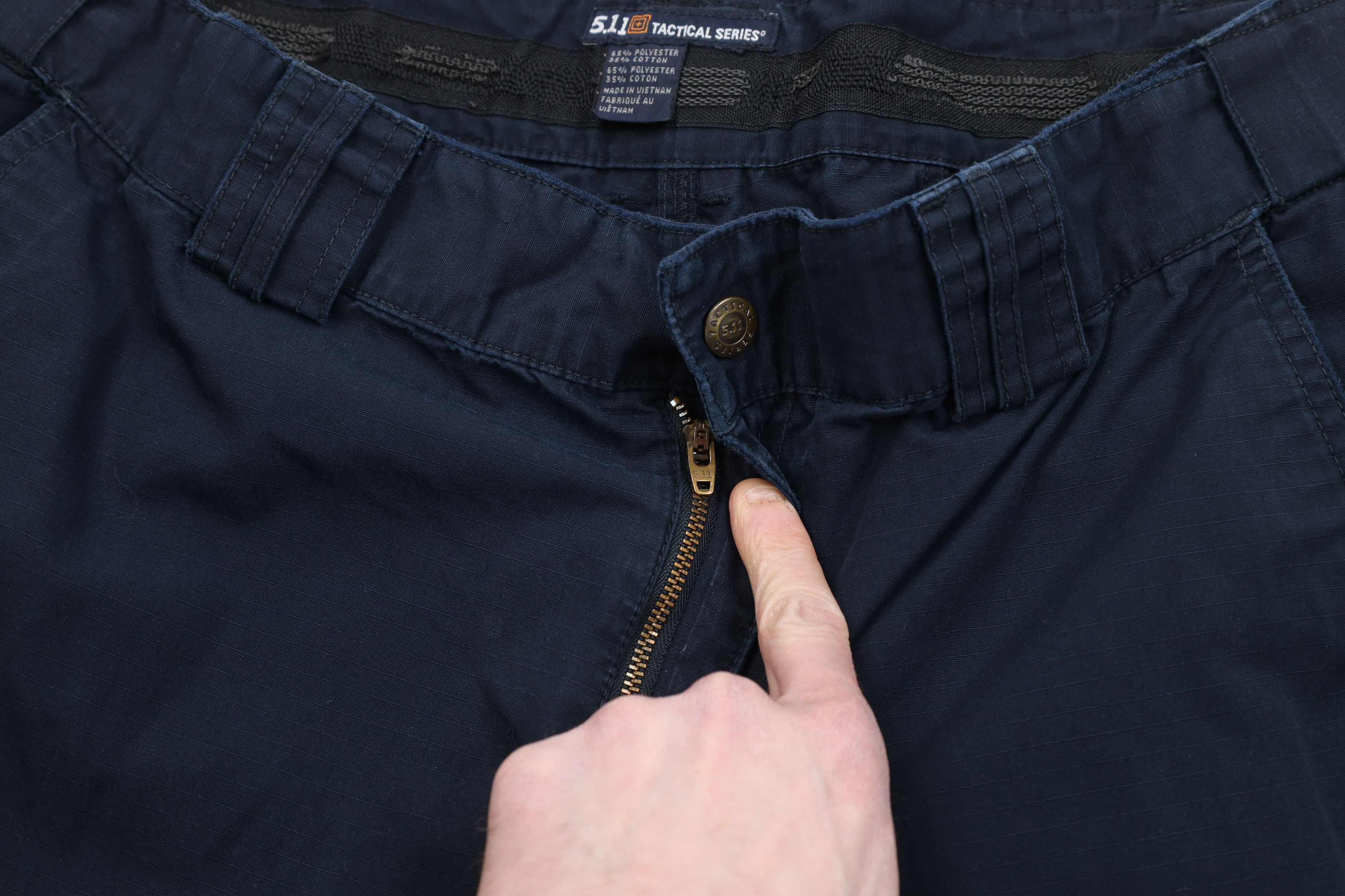 Vintage 5.11 Tactical Series Ripstop Double Knee Cargo Pants Blue Size US 38 / EU 54 - 10 Thumbnail
