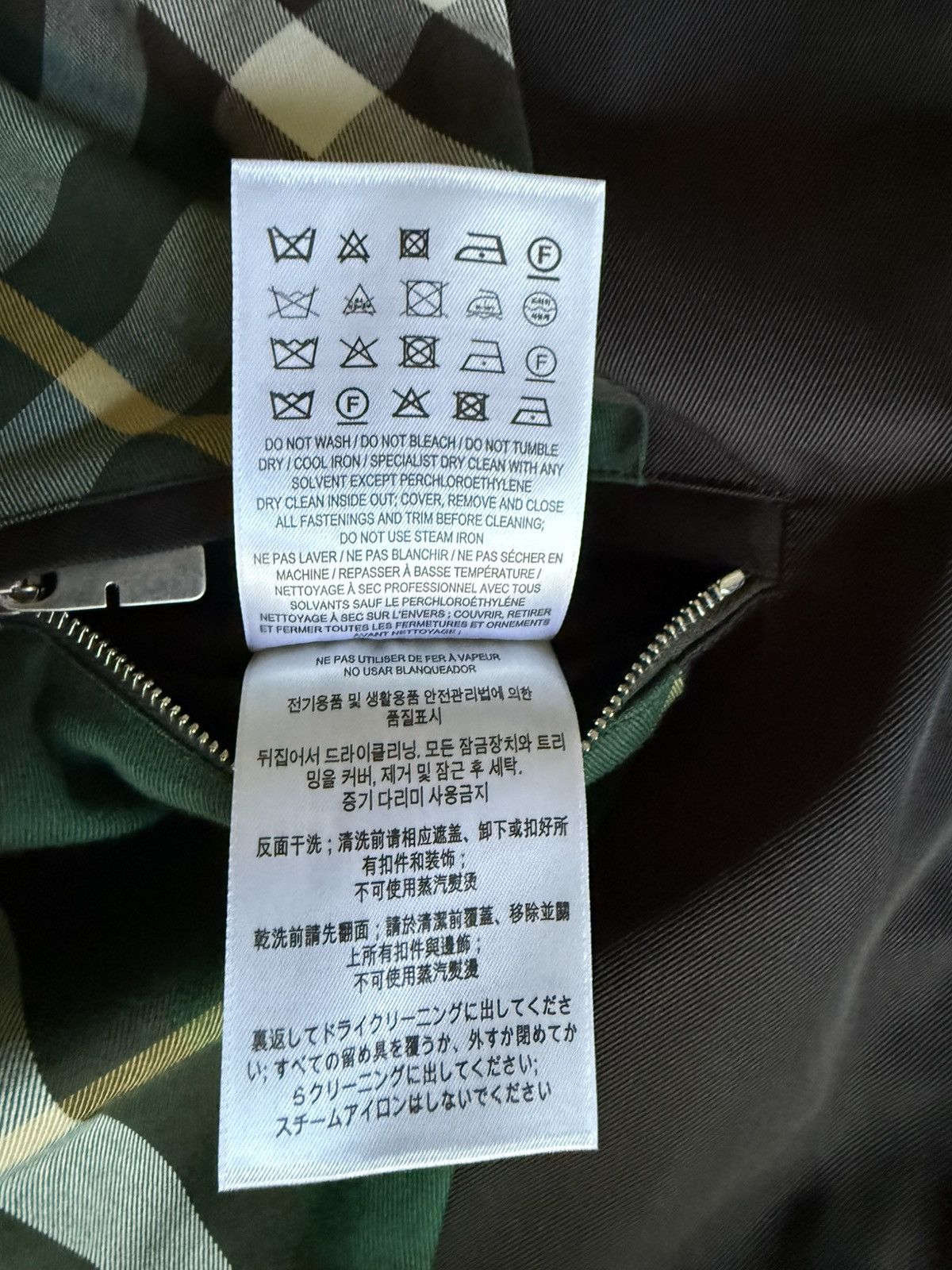 Burberry Check Lined Zip Up Jacket Size US M / EU 48-50 / 2 - 16 Thumbnail