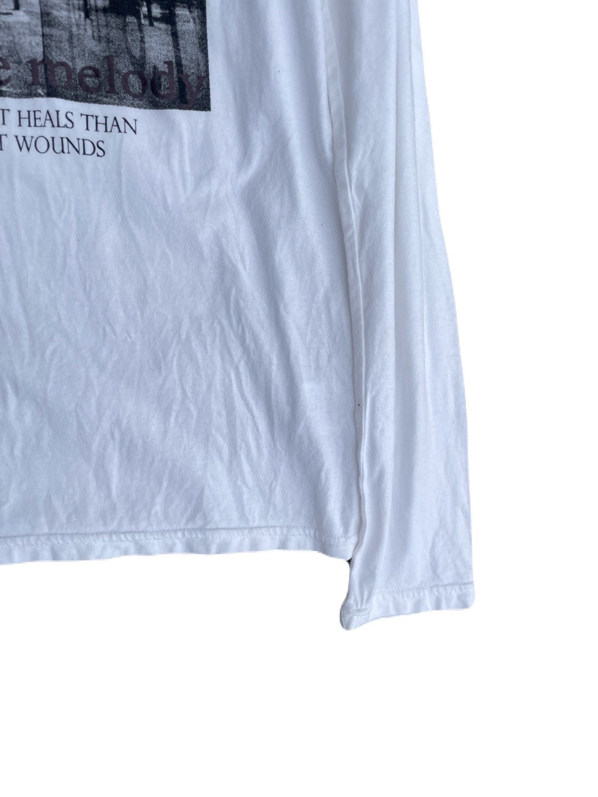 If Six Was Nine 2000s Japanese archive Vkei Poem V-Neck Long Sleeve Tee Y2K Size US S / EU 44-46 / 1 - 6 Thumbnail