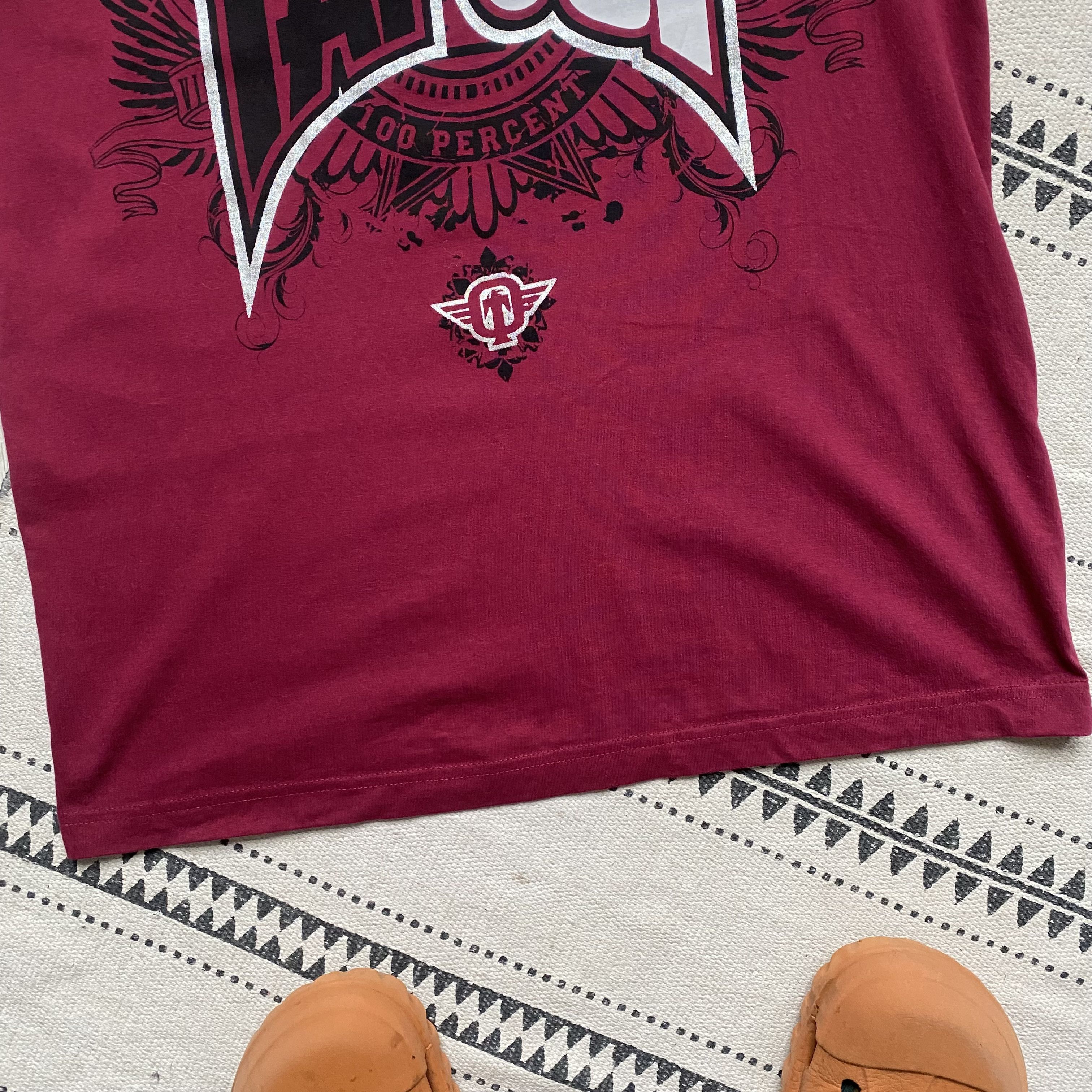 Affliction Vintage 2000s Tapout Logo Tee sleeveless Affliction style Size US M / EU 48-50 / 2 - 2 Thumbnail