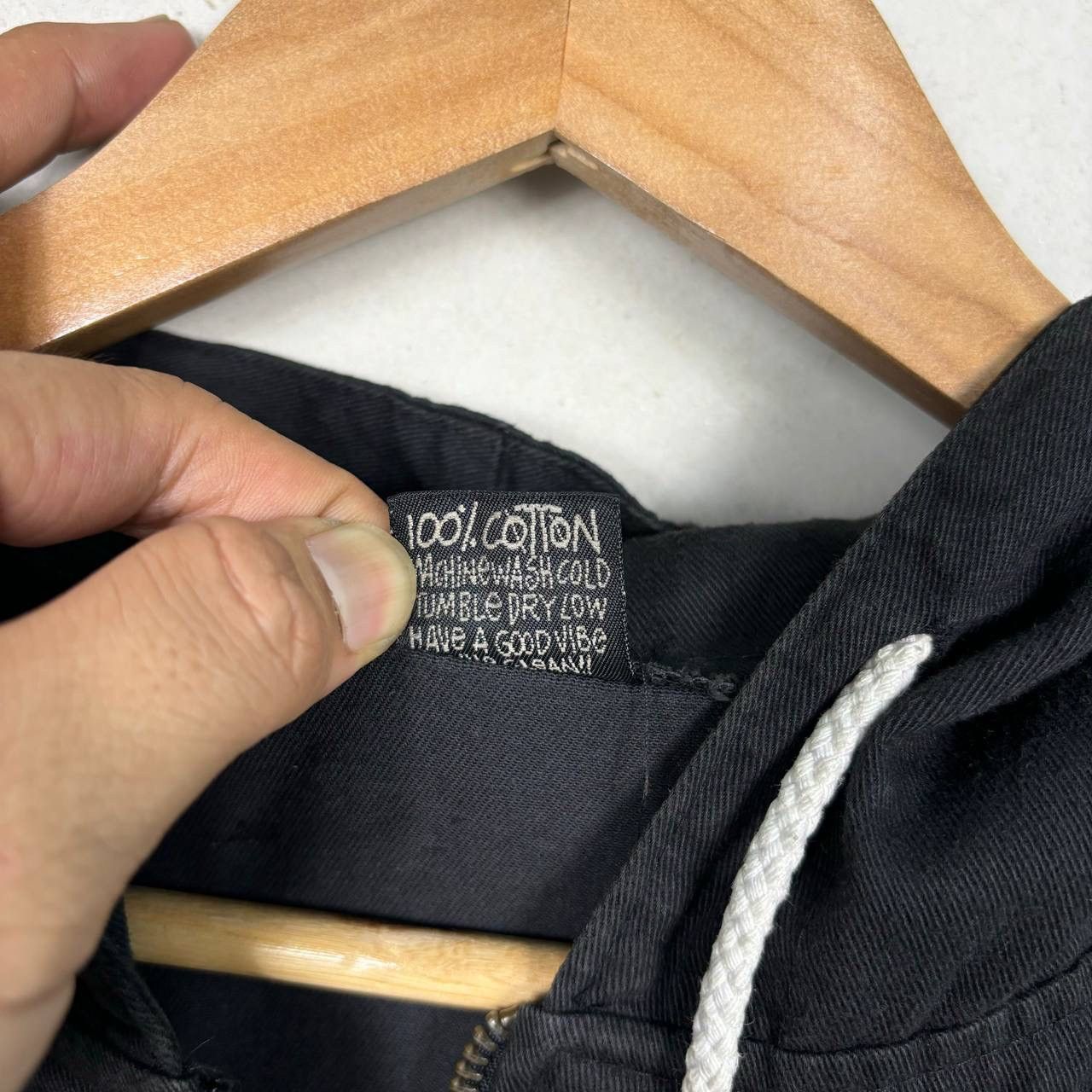 Stussy Vtg 90s Stussy Vibrations Tribe Irie Zip Hoodie Black L Size US L / EU 52-54 / 3 - 8 Thumbnail