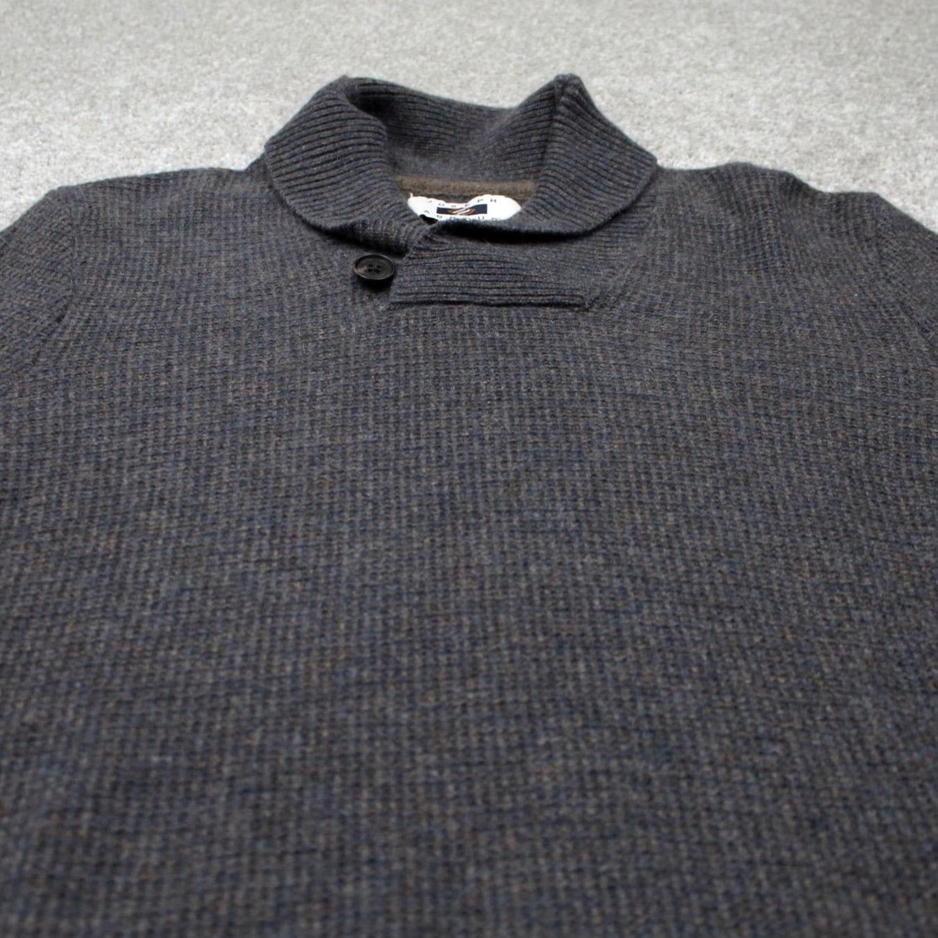 Joseph Abboud Joseph Abboud Sweater Mens Large Gray Shawl Neck Wool/Nylon Pullover Sweatshirt Shirt Size US L / EU 52-54 / 3 - 4 Thumbnail