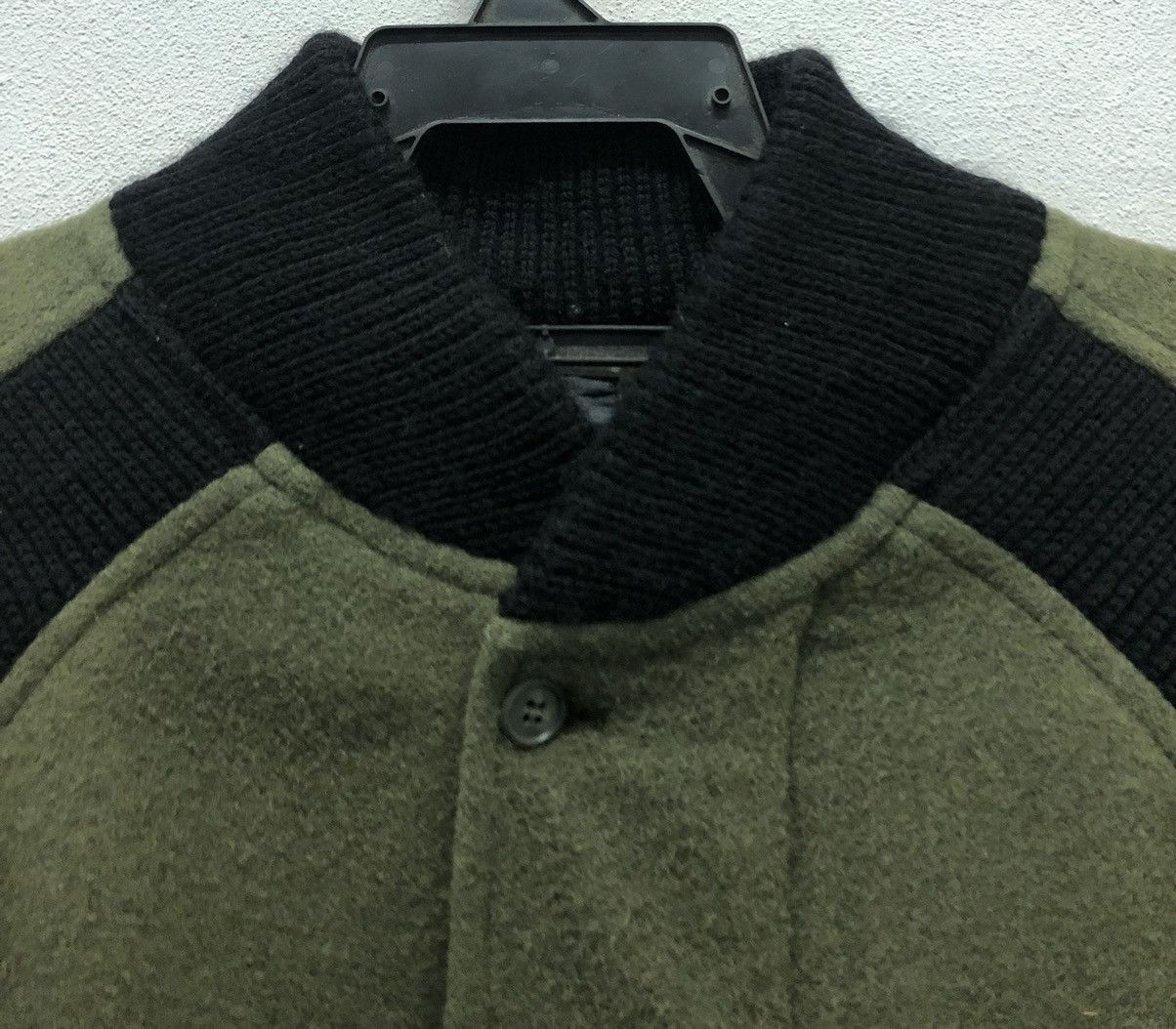 Japanese Brand × Vintage Vintage SIMPLE LIFE Two-Tone Wool Blend Bomber Jacket Size L Size US XL / EU 56 / 4 - 3 Thumbnail