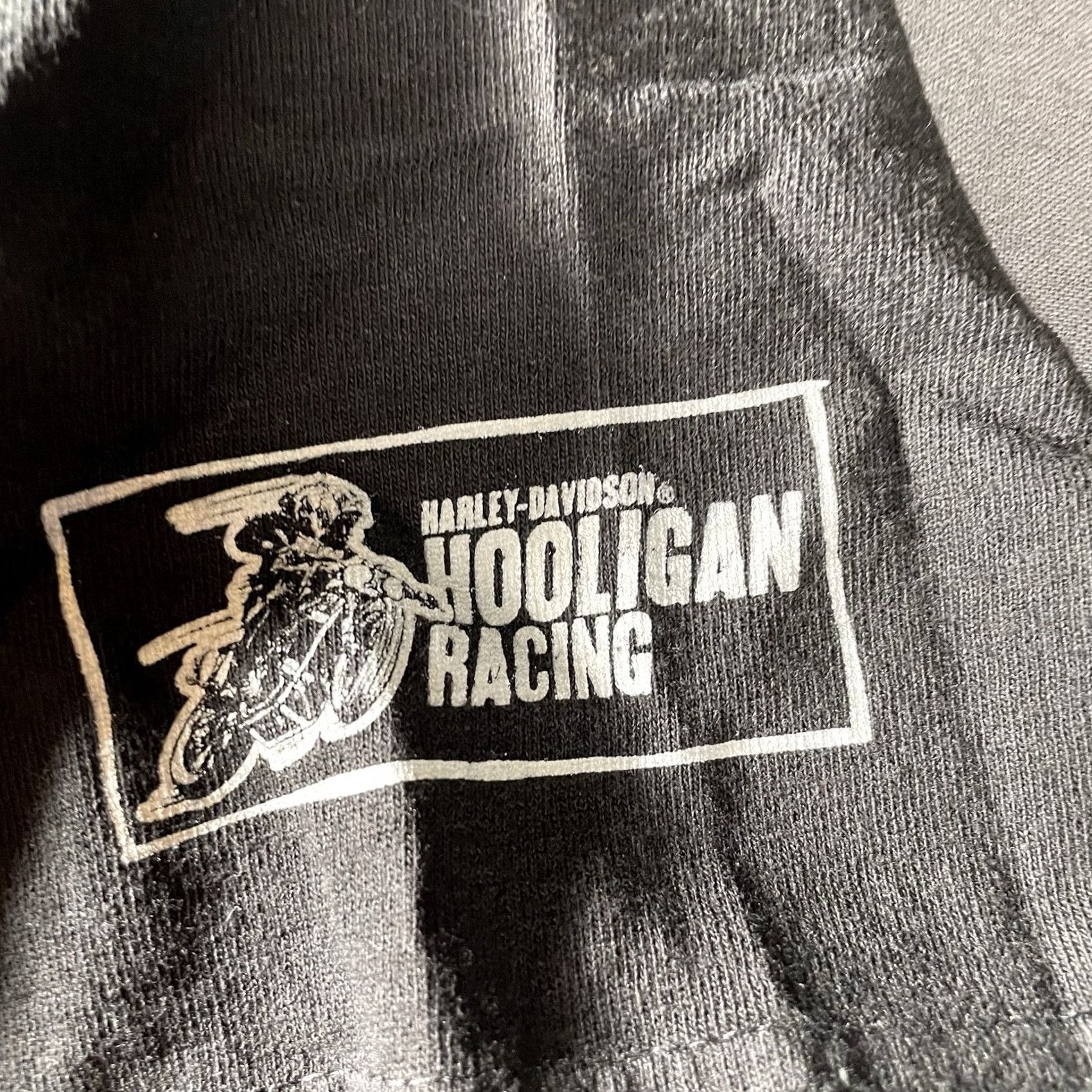 Harley Davidson Harley-Davidson Shirt Mens 3XL Black T-Shirt Rusty Butcher Hooligan Racing Skeleton Motorcross Mens Size US XXL / EU 58 / 5 - 5 Thumbnail
