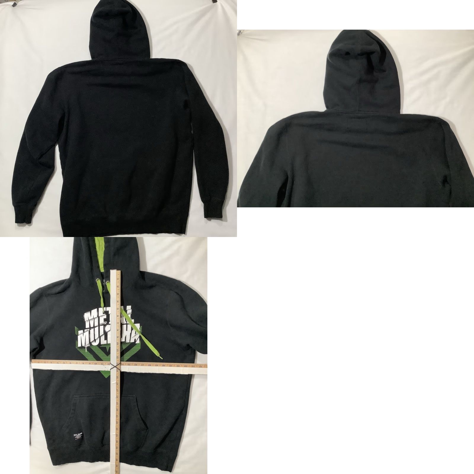 Metal Mulisha VINTAGE Metal Mulisha Pullover Hoodie Black Green Mens Size Large Long Sleeve Size US L / EU 52-54 / 3 - 8 Thumbnail