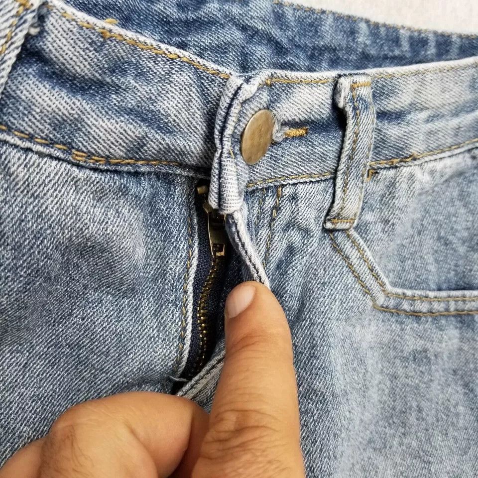 Other Pomethong Jeans Shorts Women Medium Blue Denim Distressed Size 25" / US 0 / IT 36 - 5 Thumbnail