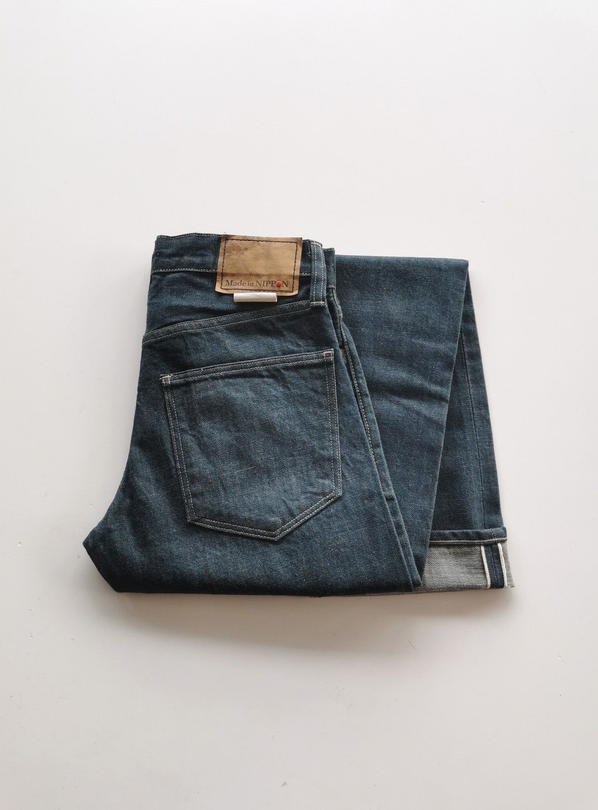 Japanese Brand Back Number Selvage Jeans (R1229224) Size US 28 / EU 44 - 1 Thumbnail