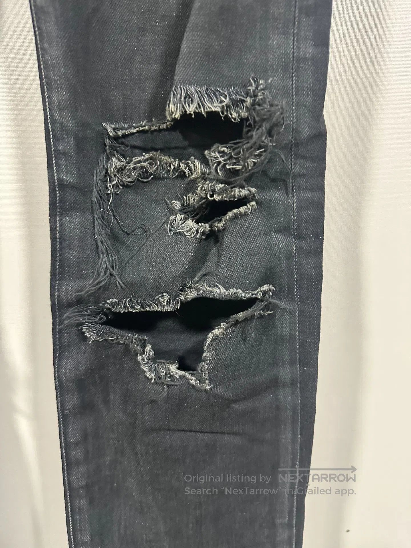 Saint Laurent Paris Saint Laurent SLP 15AW Black Skinny Jeans. Size US 29 - 5 Thumbnail