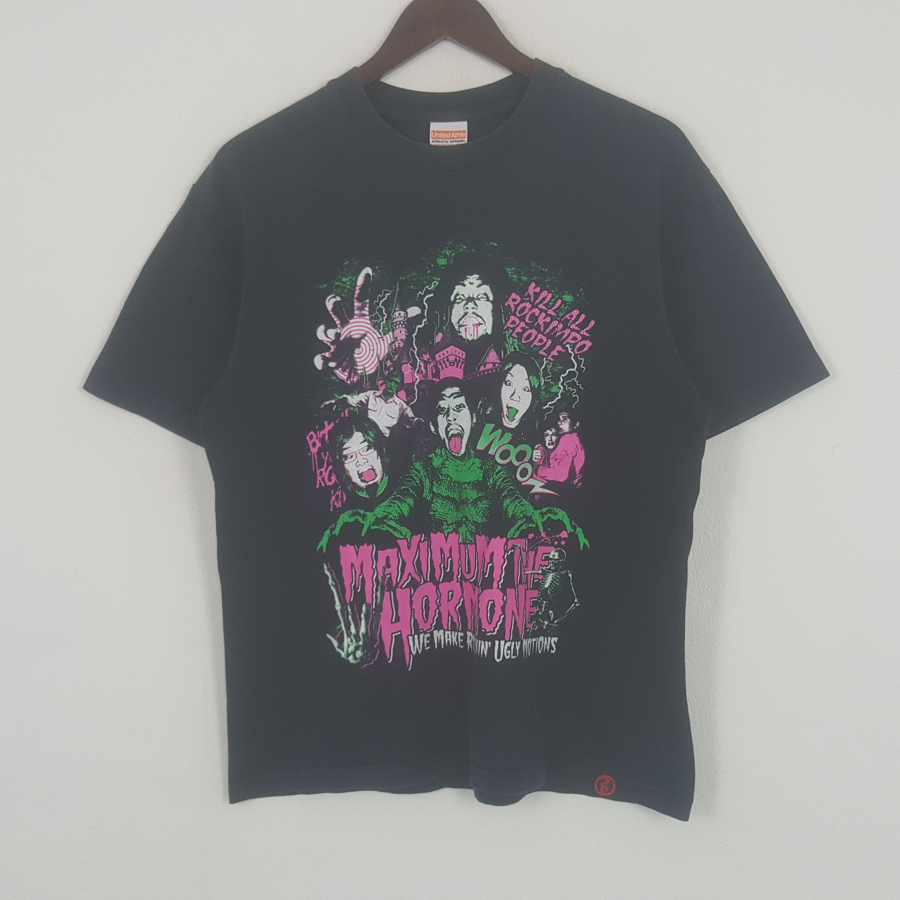 Band Tees × Japanese Brand × Vintage Vintage Maximum The Hormone Japanese Rock Band Tshirt Size US L / EU 52-54 / 3 - 1 Thumbnail