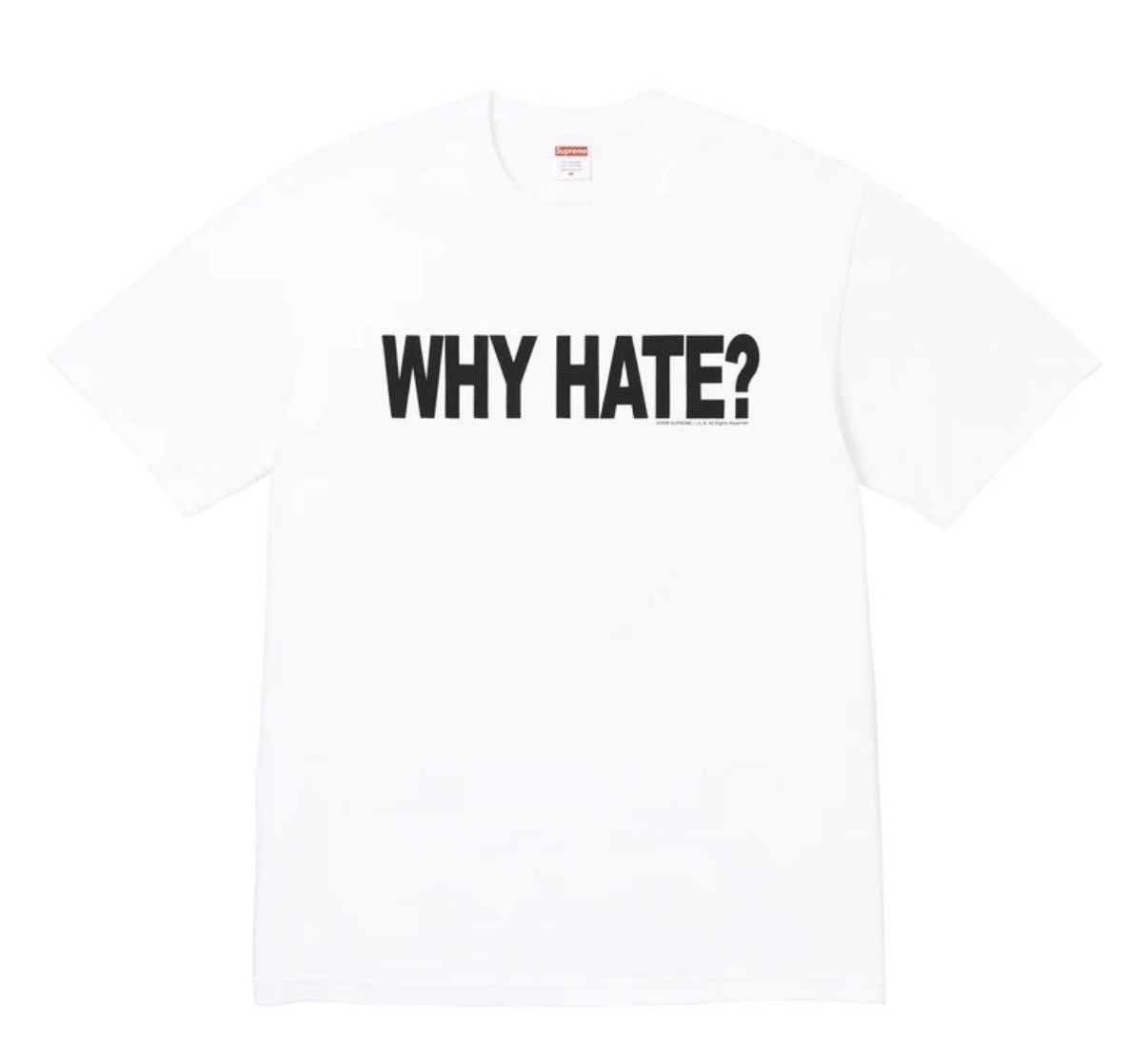Supreme Supreme SF26 Why Hate? lil B for supreme shirt size large
