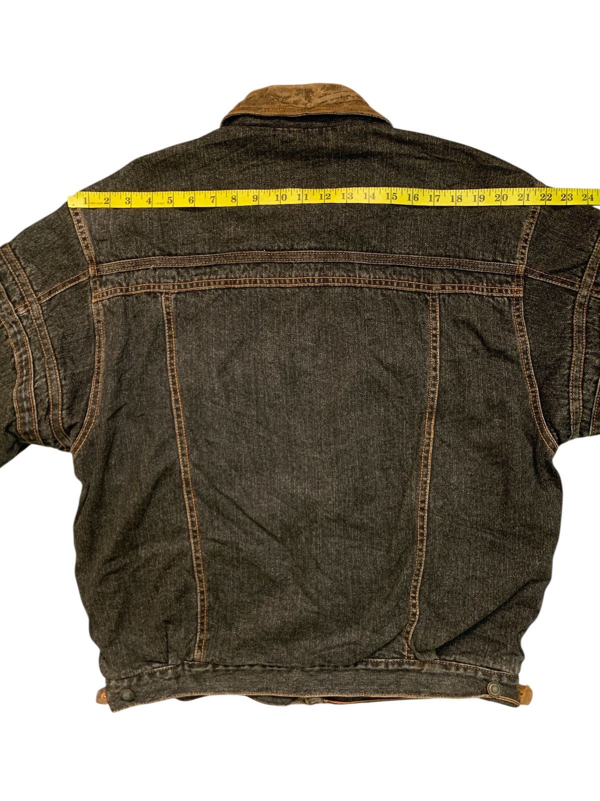 Japanese Brand Rare Design Vintage Ay Bor Teh International Denim Jackets Size US L / EU 52-54 / 3 - 7 Thumbnail