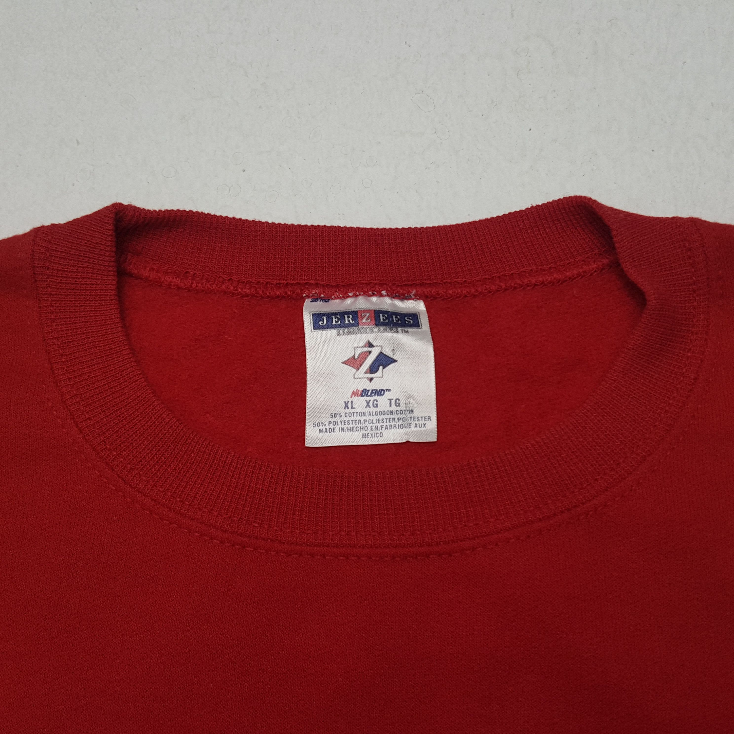 NBA × Vintage Vintage Hiland Hawks Basketball NBA Promo Sweatshirt Size US XL / EU 56 / 4 - 4 Thumbnail