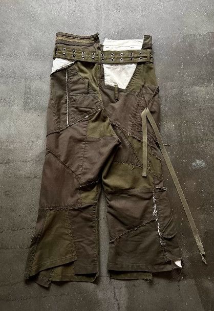 Junya Watanabe Junya Watanabe 2006AW Runway Military Patchwork Trousers Size US 42 / EU 58 - 3 Thumbnail