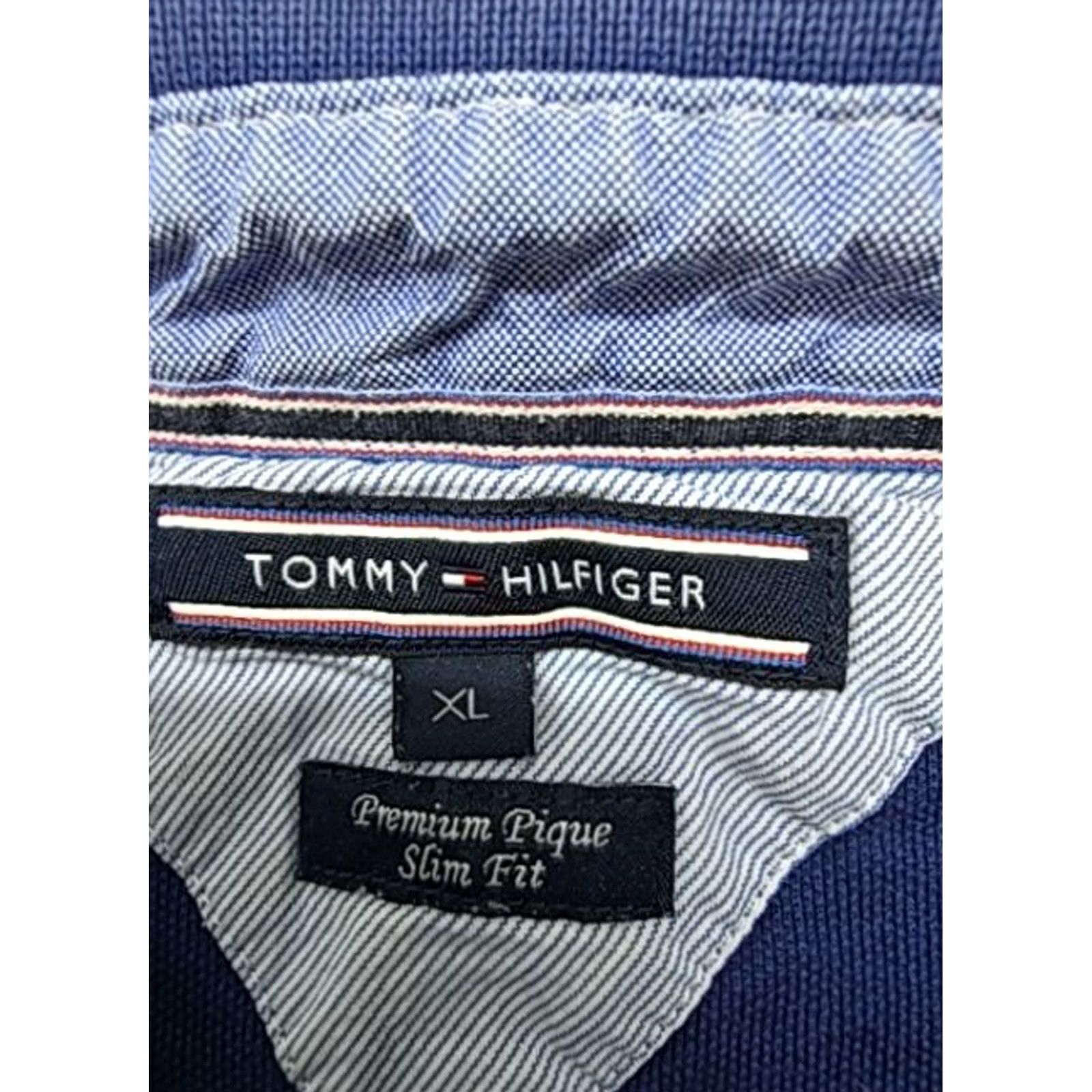 Tommy Hilfiger Tommy Hilfiger Polo Shirt Men's XL Blue Slim Fit Pique Logo Condition Size US XL / EU 56 / 4 - 6 Thumbnail