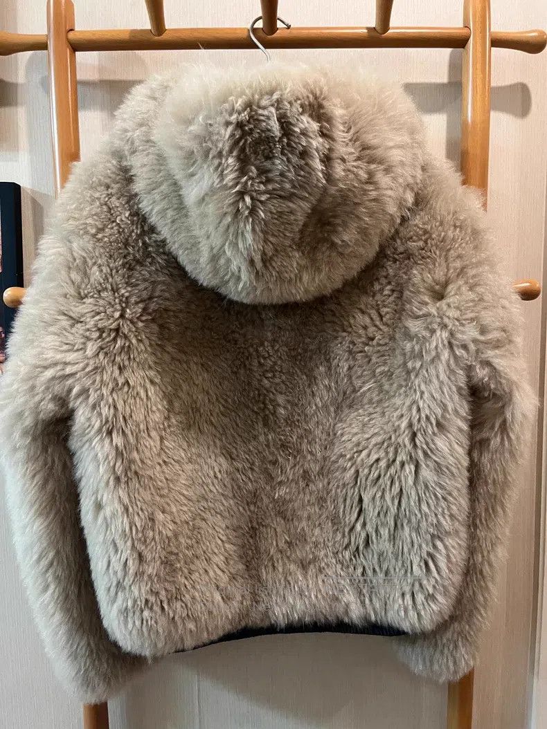 Brunello Cucinelli Brunello Cucinelli Velvet Long Cashmere Fur Coat Size XS / US 0-2 / IT 36-38 - 4 Thumbnail