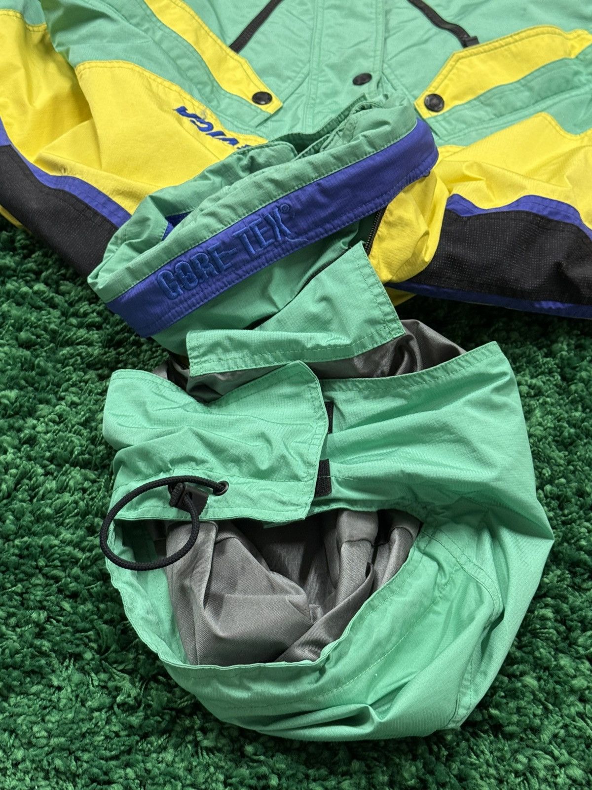 Nevica Vintage Nevica Gortex Ski Jacket Puffy Puffer Green Cargo Size US M / EU 48-50 / 2 - 8 Thumbnail